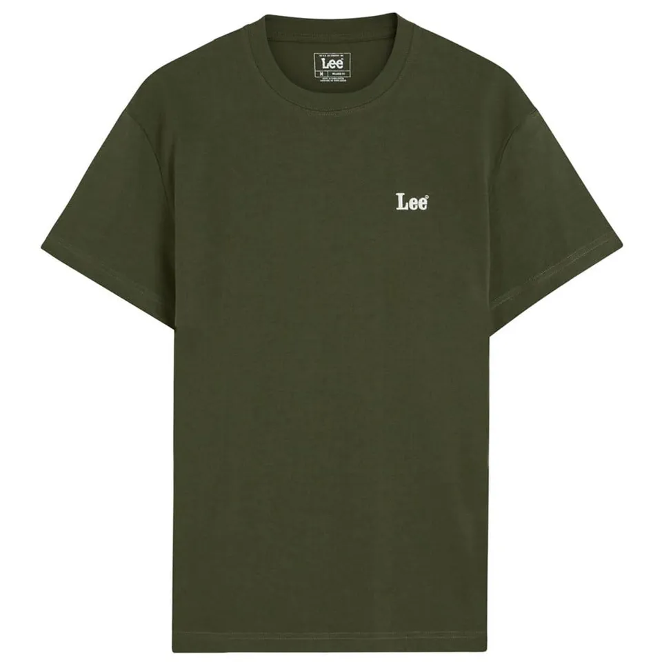 Lee SS Small Logo Tee t-shirt homme violet manches courtes