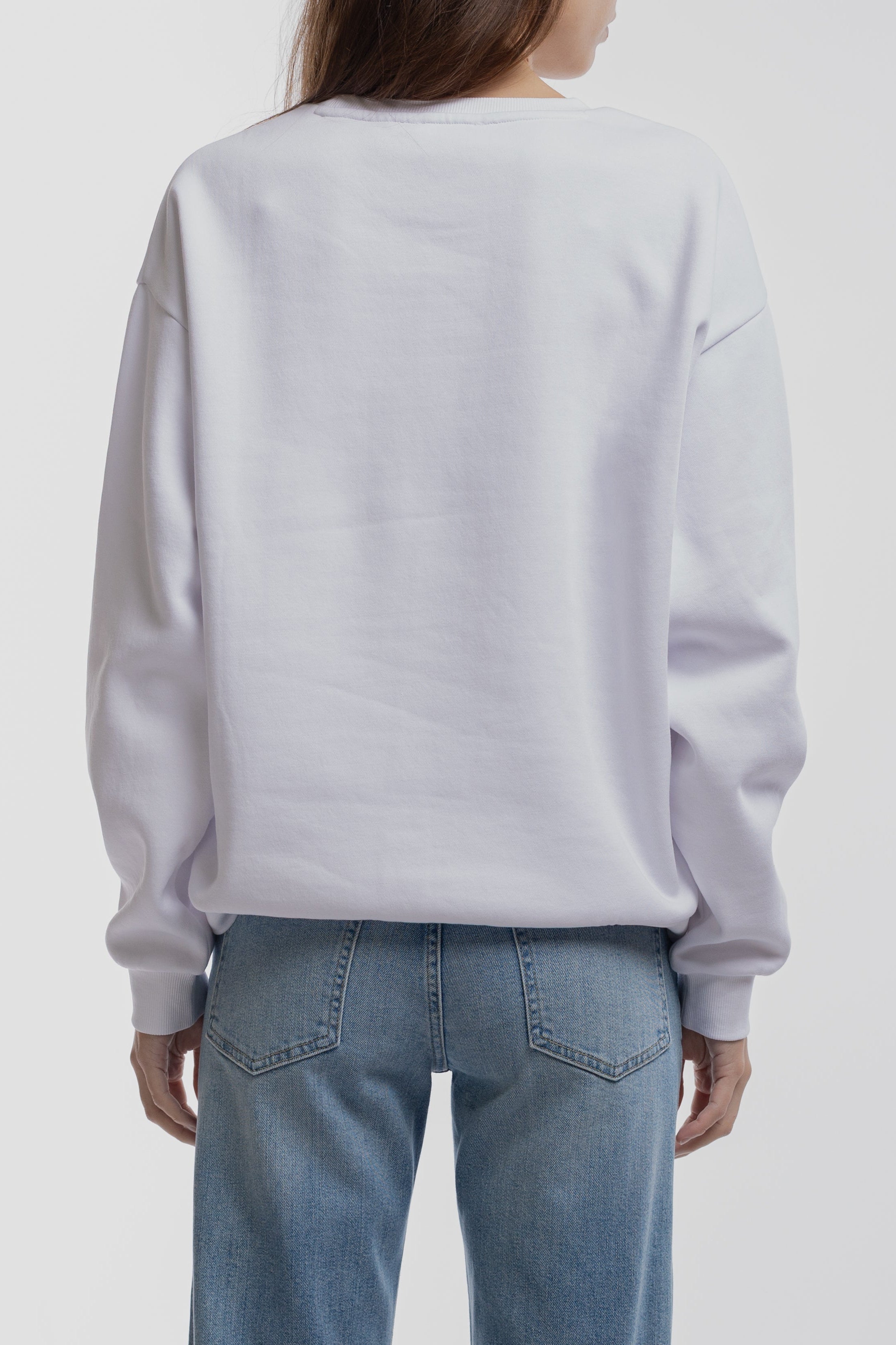 Teddy Smith S-Maeva sweat blanc femme fleurs