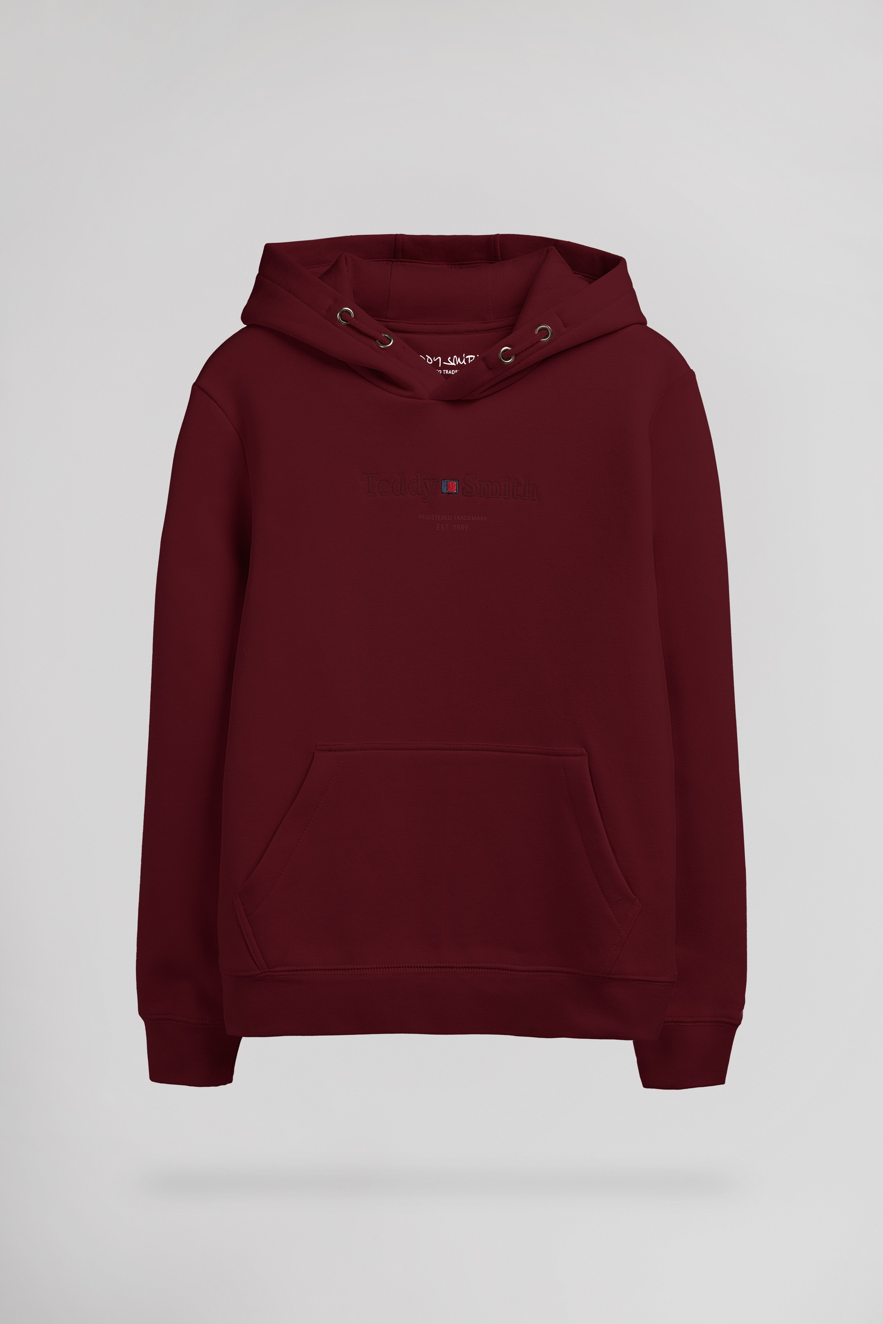 Teddy Smith S-Jim Hoody JR sweat capuche enfant bordeaux