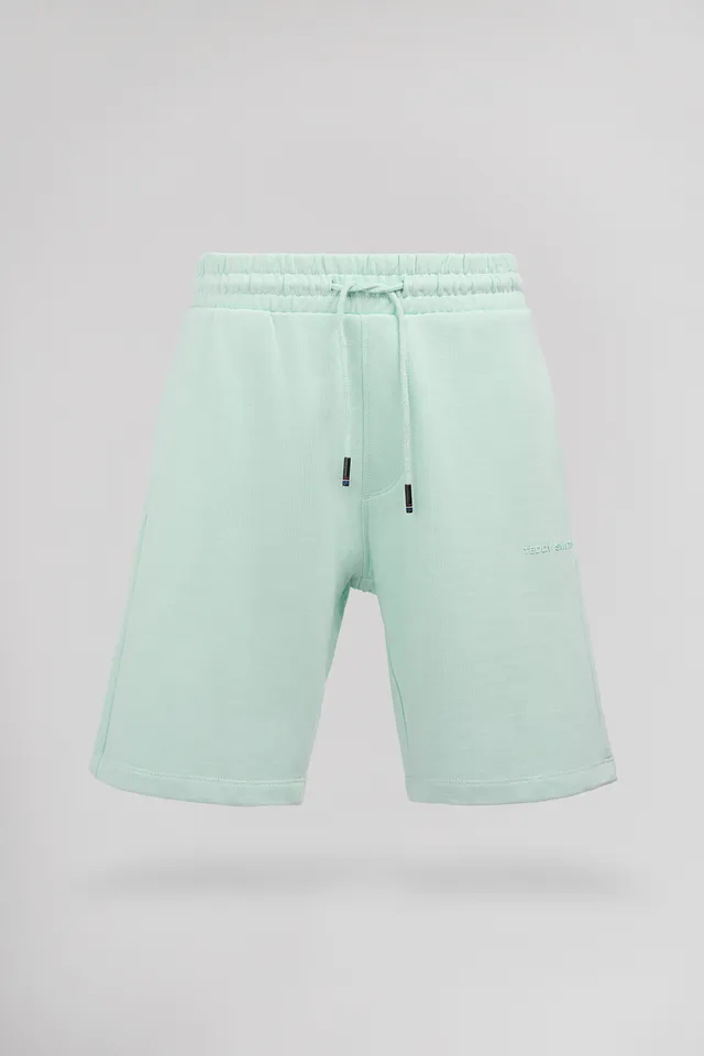 Teddy Smith S-Narky SH short molleton vert menthol