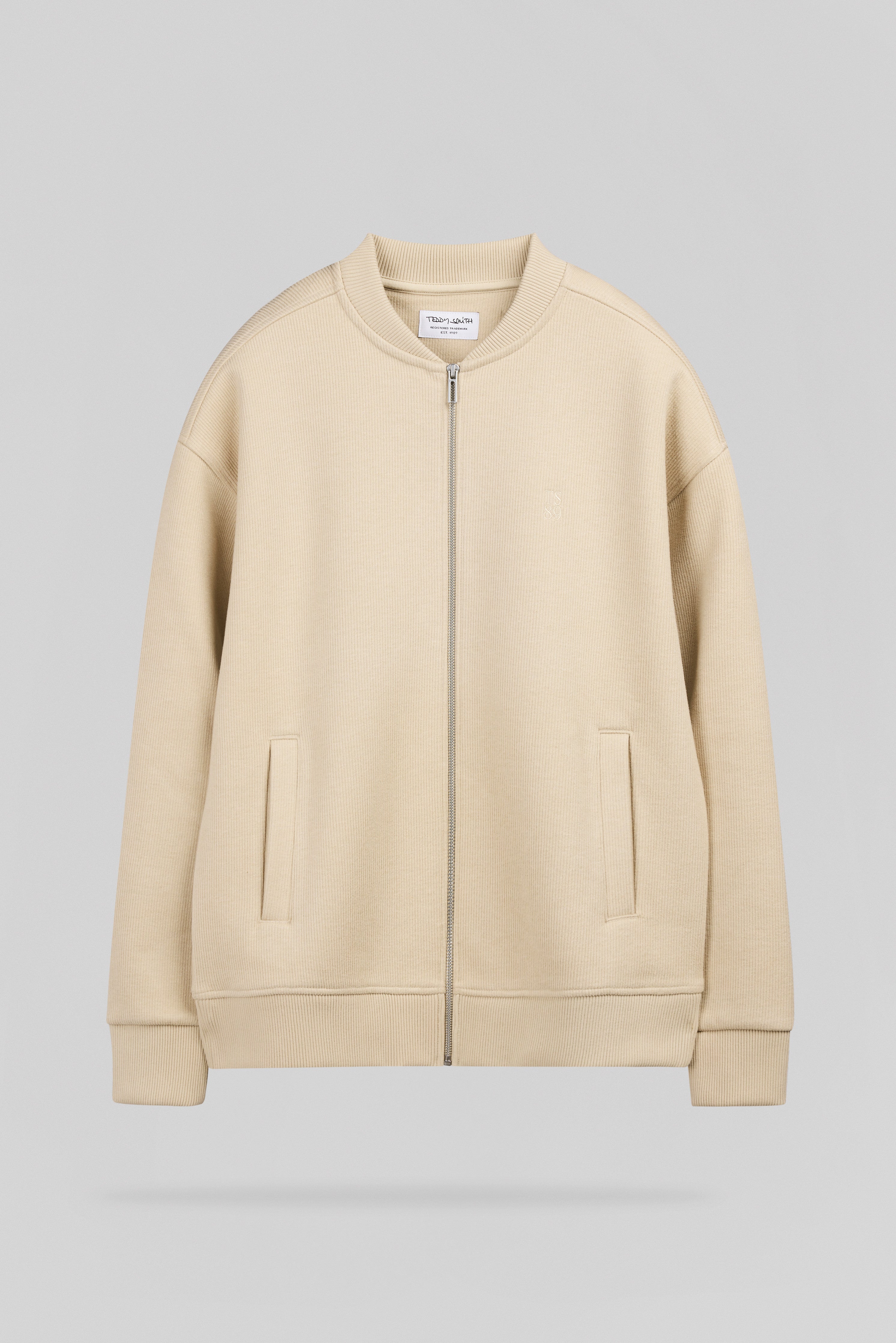 Teddy Smith G-Laurio gilet zippé beige homme