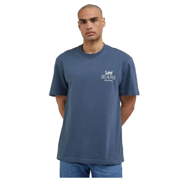 Lee Logo Loose Tee t-shirt homme noir délavé coton