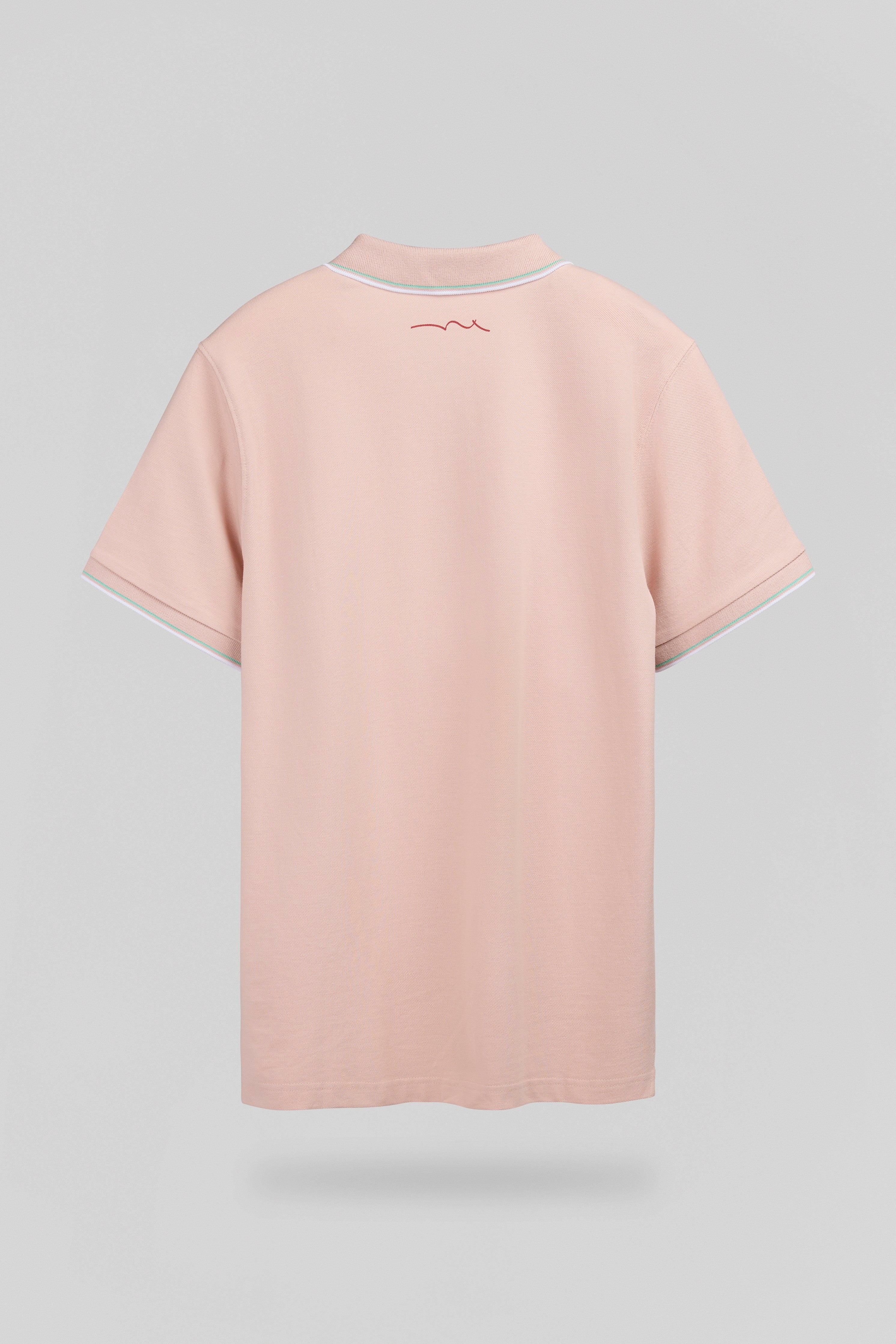 Teddy Smith Pasian 2 MC polo rose pastel coton