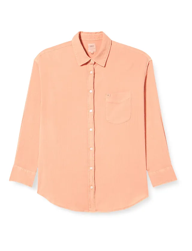 Lee Pocket t-shirt femme rouille à poche coton