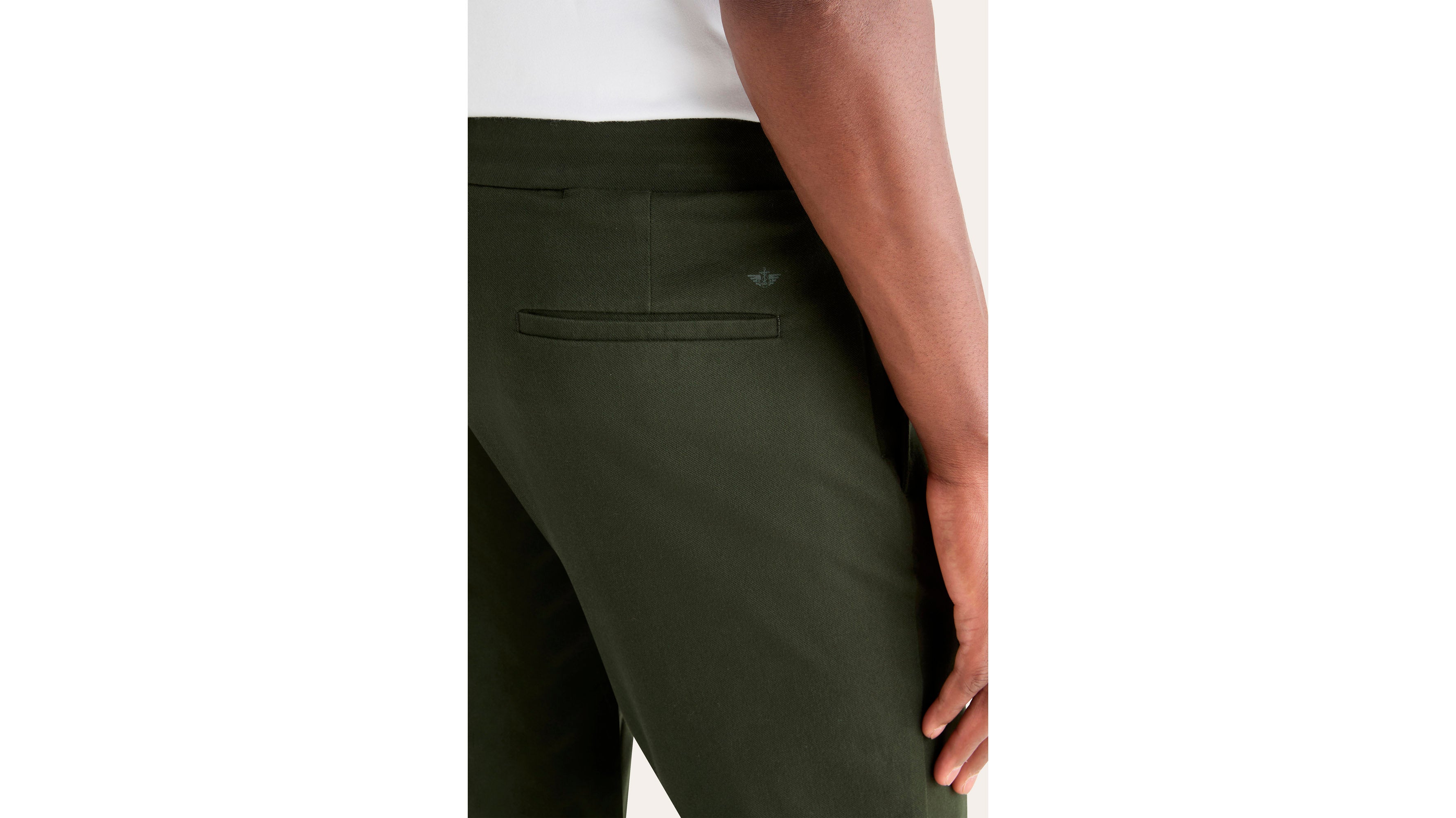 Dockers Go Activeflex chino skinny vert rosin 32/32