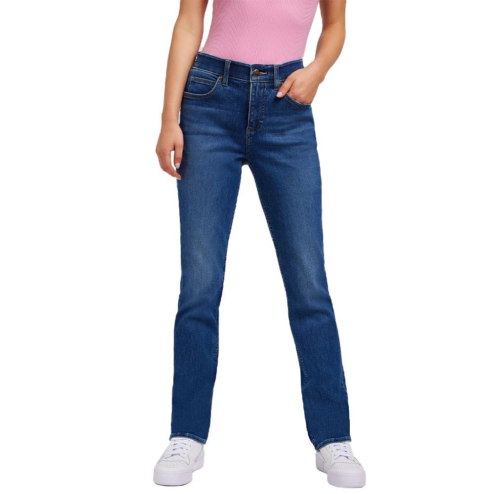 Lee Ulc Straight Jean Droit Femme 34W/33L Cobalt