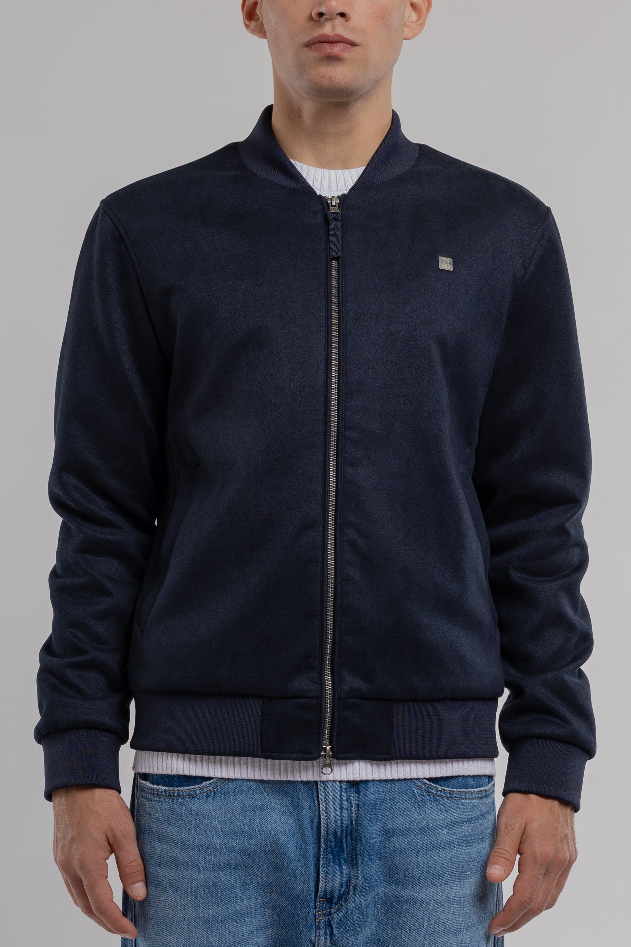 Teddy Smith B-Oswell blouson bomber homme bleu marine