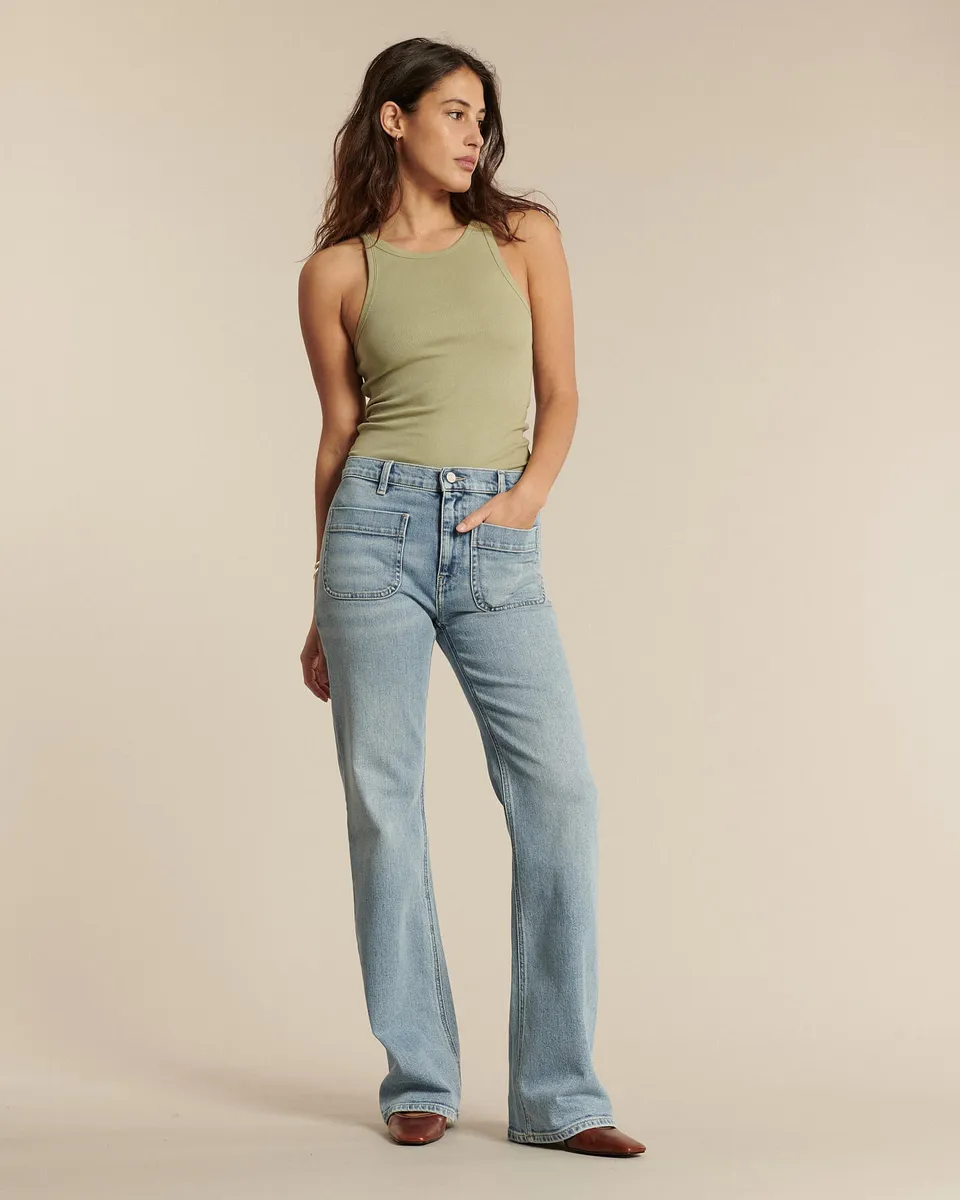 Labdip Nina Denim IN 21 jean flare bleu stretch
