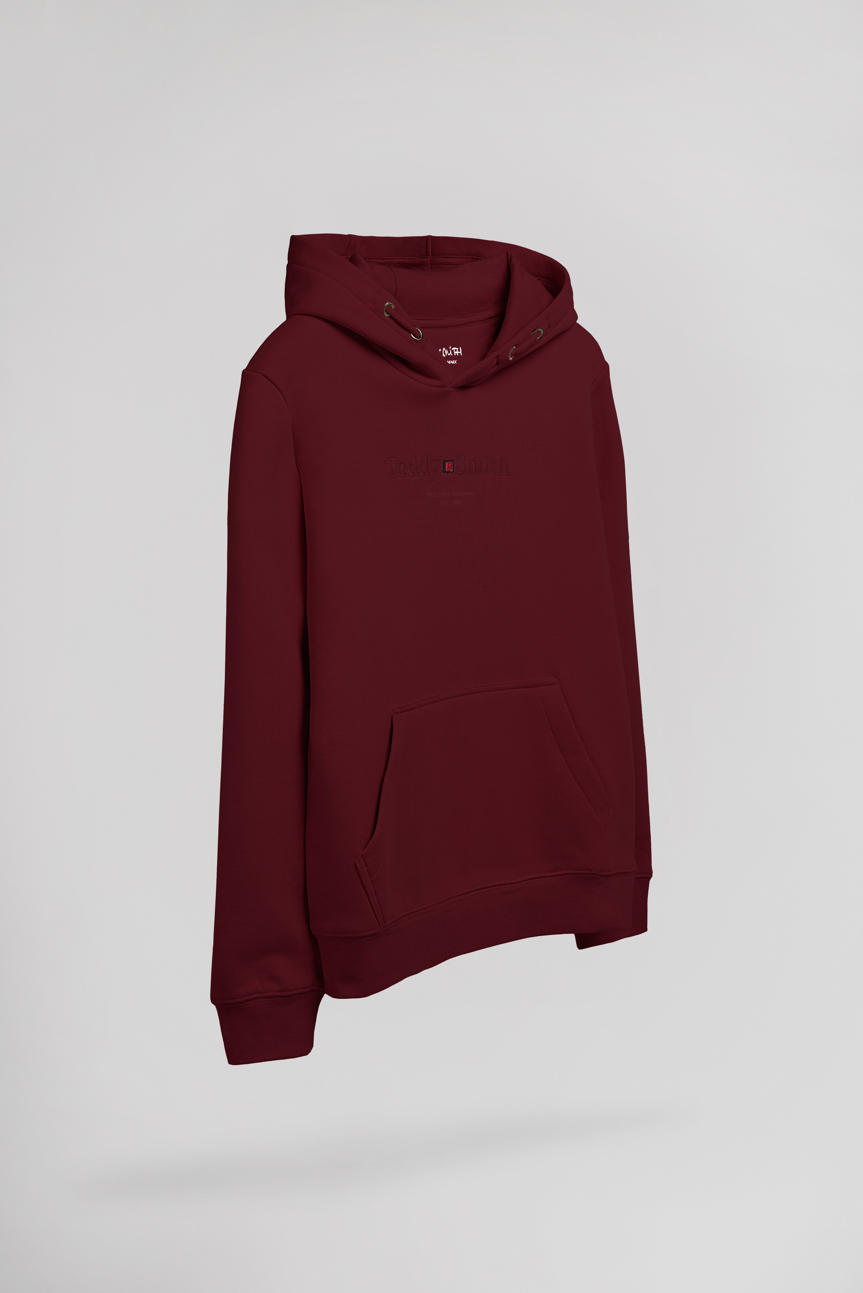 Teddy Smith S-Jim Hoody JR sweat capuche enfant bordeaux