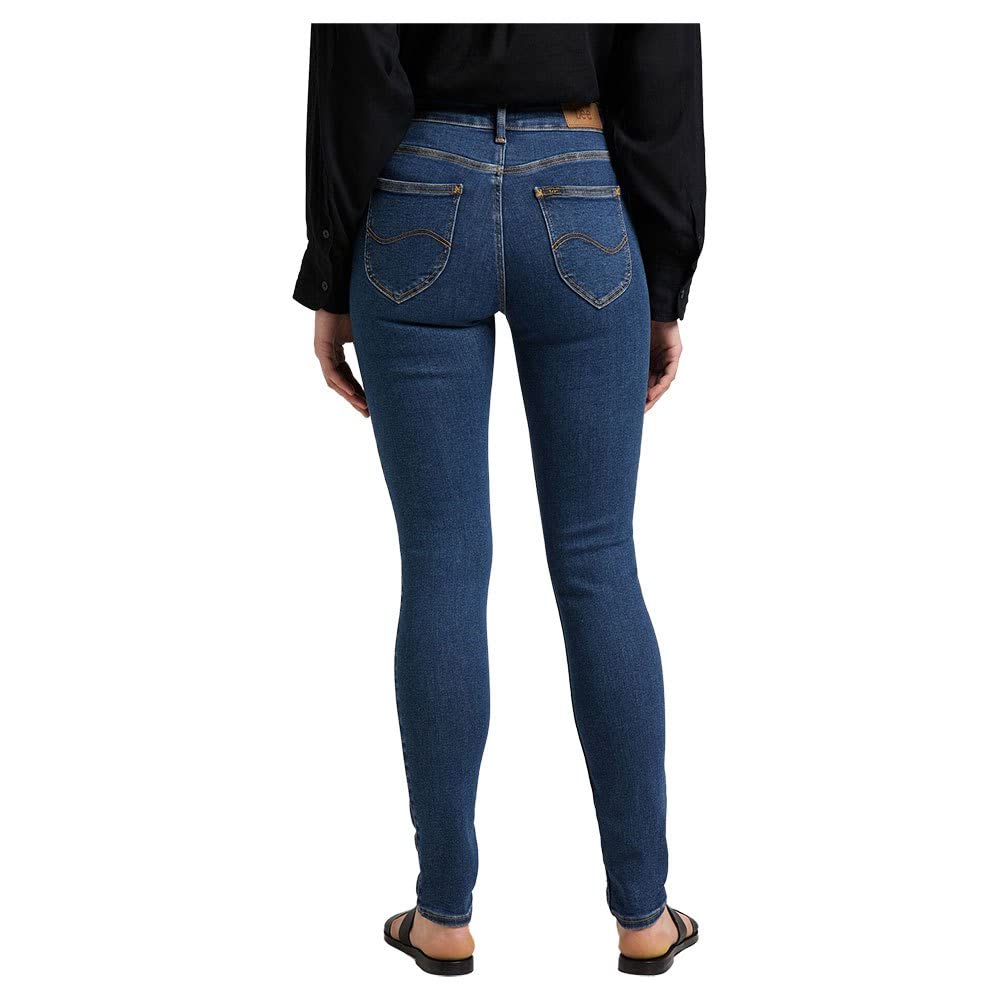 Lee Foreverfit jean skinny femme taille haute noir