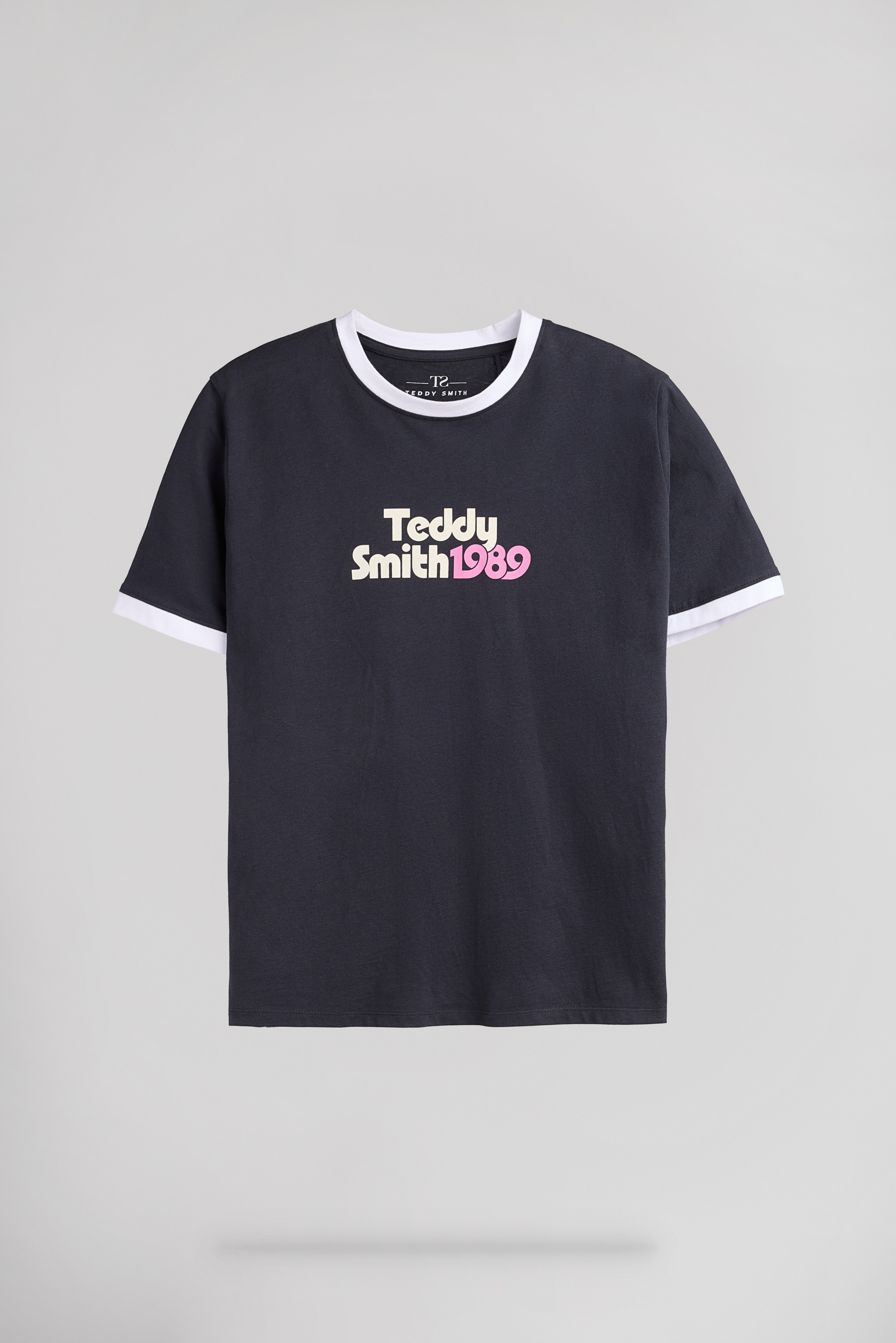 Teddy Smith T-Vintage MC t-shirt femme bleu marine droit