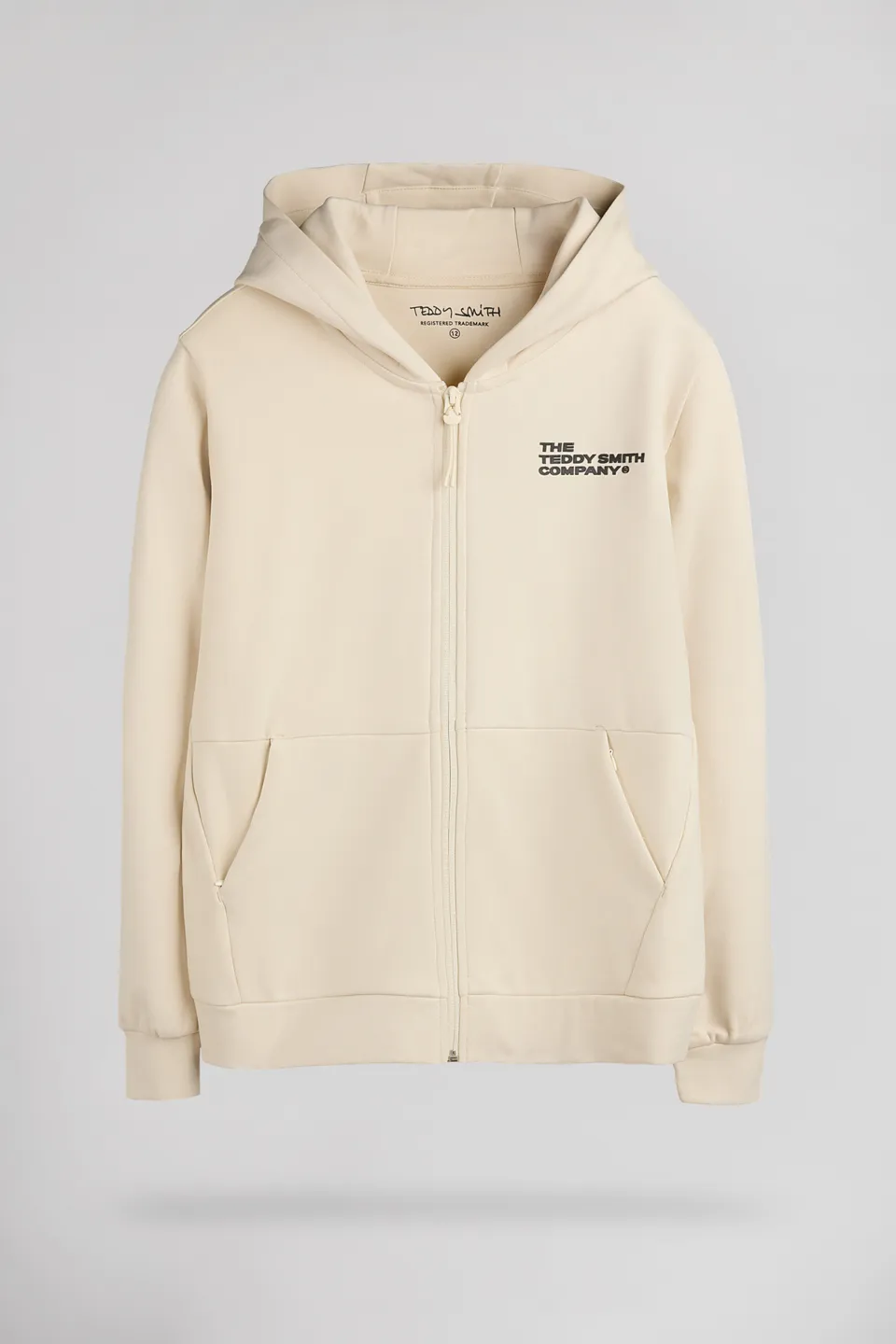 Teddy Smith Giclass Company gilet garçon crème coton