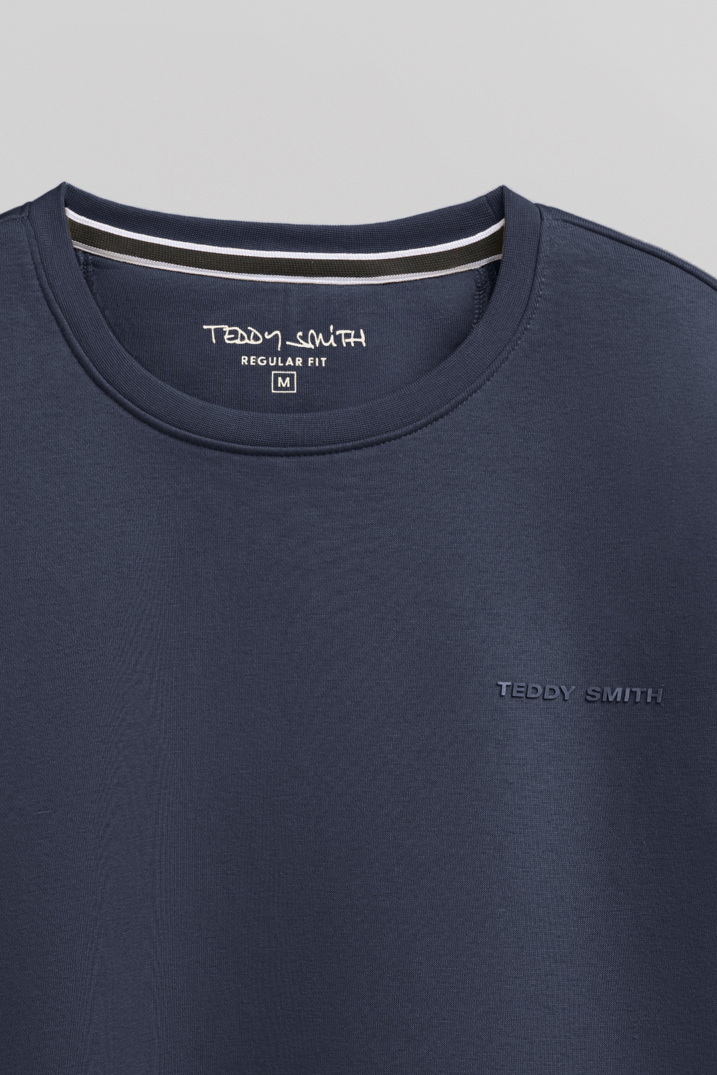 Teddy Smith S-Nark RC sweat total navy molleton coton