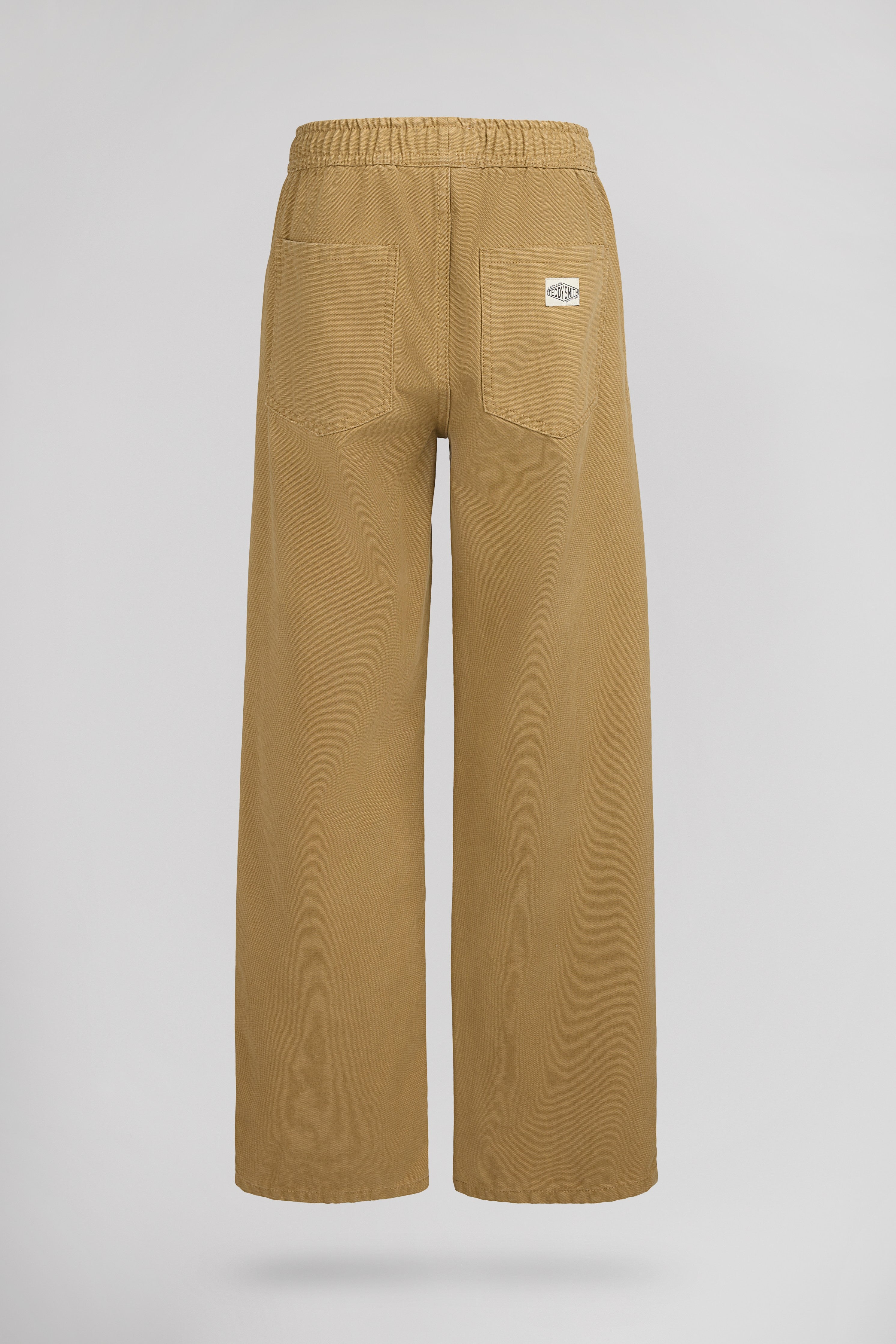 Teddy Smith P-Dexter Jr pantalon large beige coton
