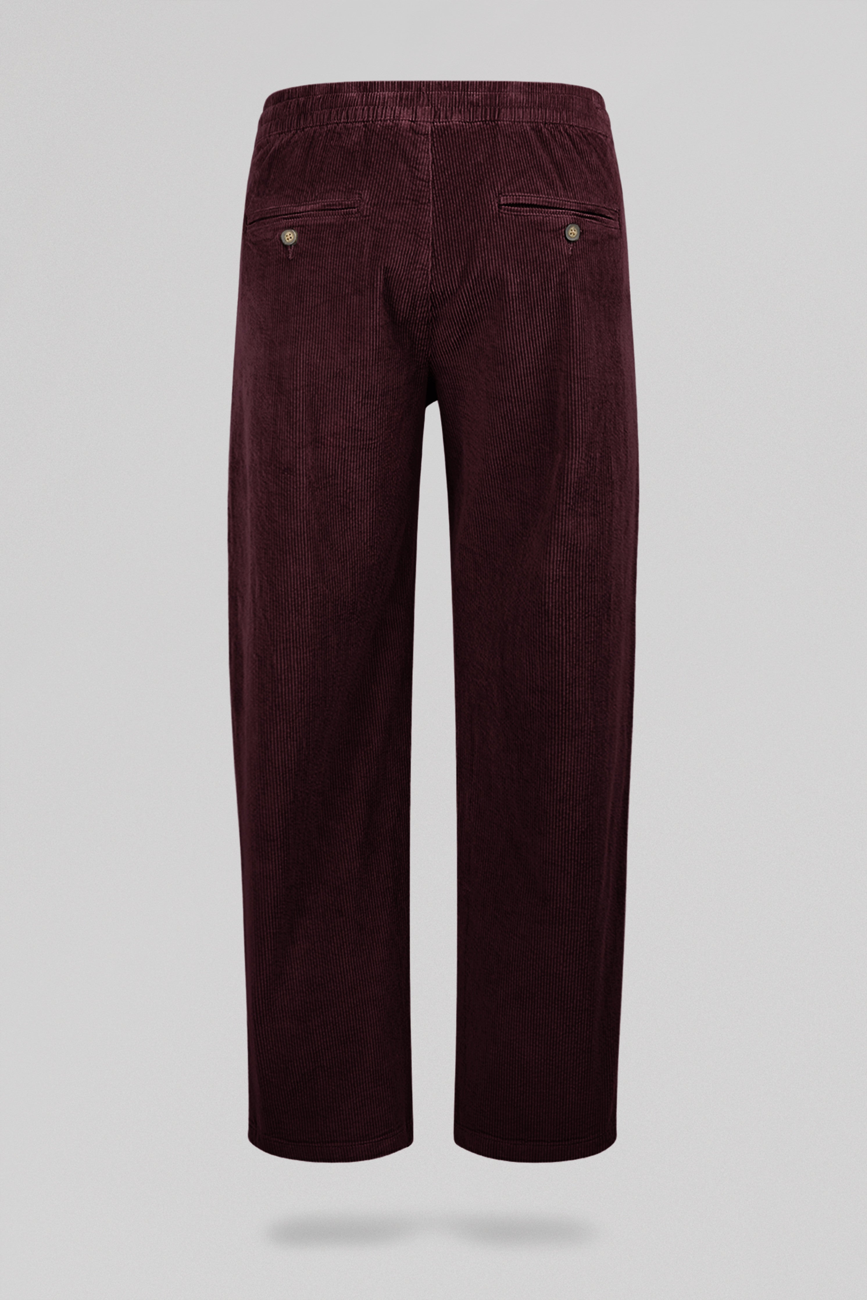 Teddy Smith Pywan 20 pantalon velours bordeaux foncé