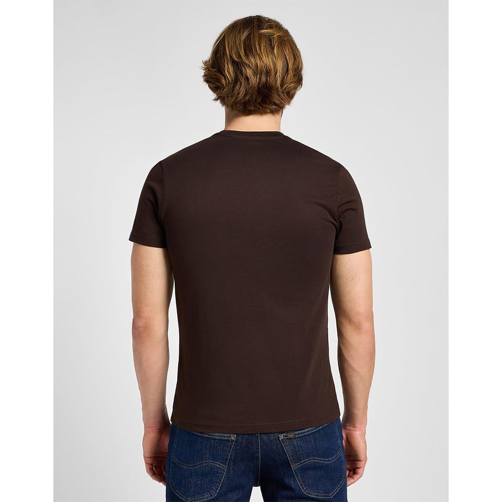 Lee Twin Pack Crew t-shirt homme M lot 2 olive coupe ajustée