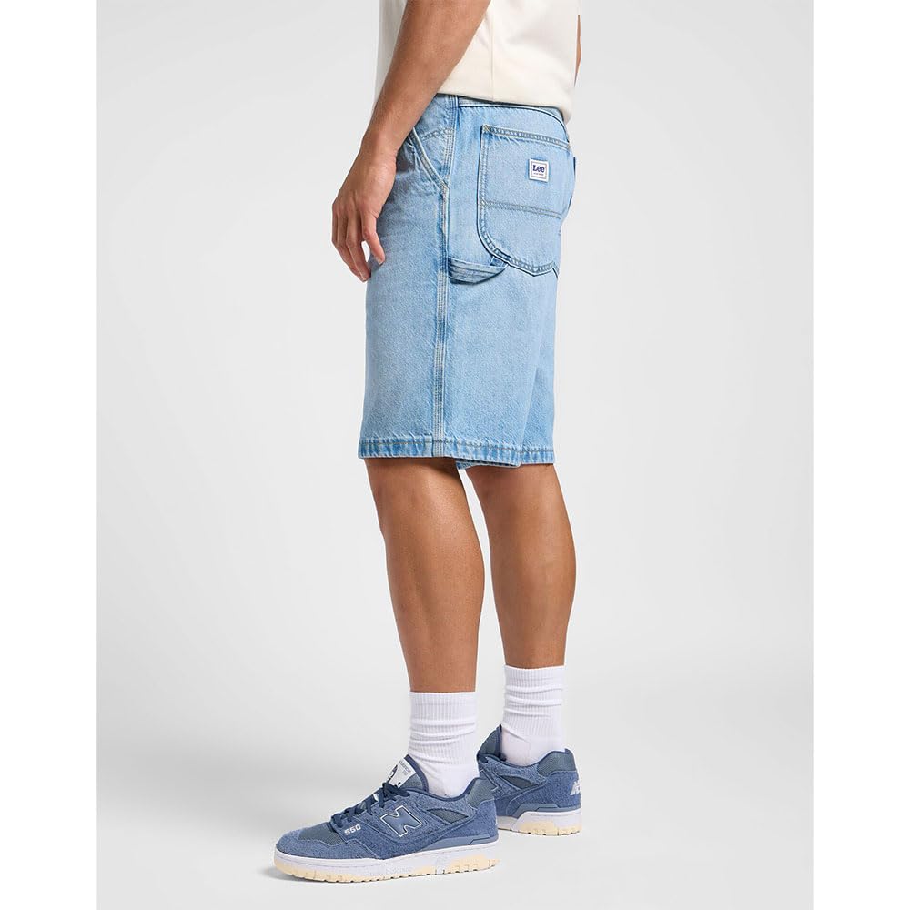 Lee Carpenter Short homme kaki 36W coupe relax