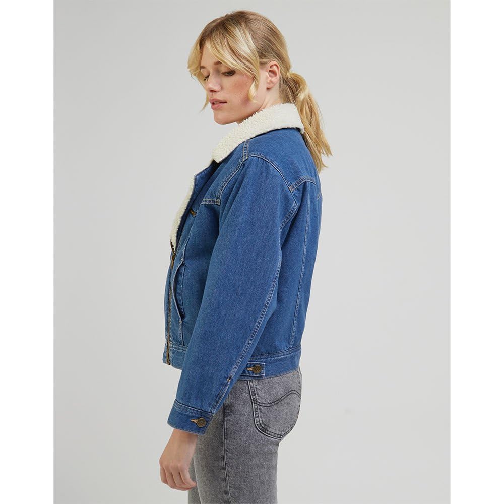 Lee Sherpa Moto JKT veste denim XL doublure sherpa