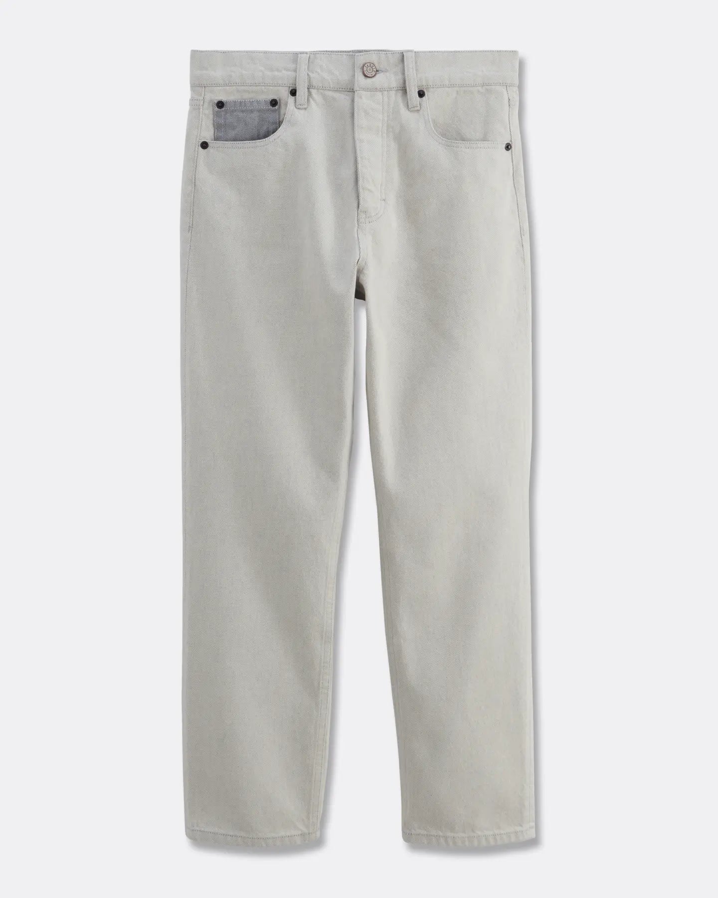 Labdip Quincy Undyed Granit WH 15 jean droit écru