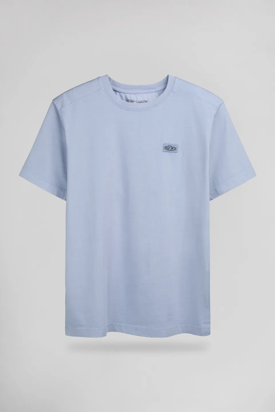 Teddy Smith T-Nateo MC t-shirt pastel blue ample