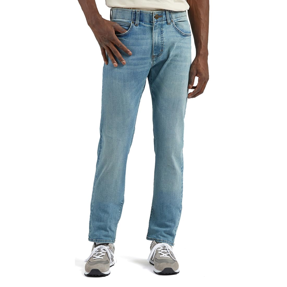 Lee Extreme Motion jean regular homme Rinse droit stretch