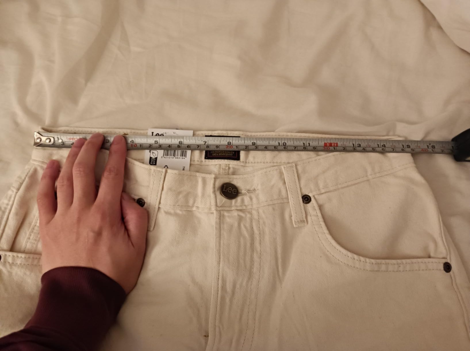 Lee 5 Pocket Short bermuda homme écru 32 chanvre