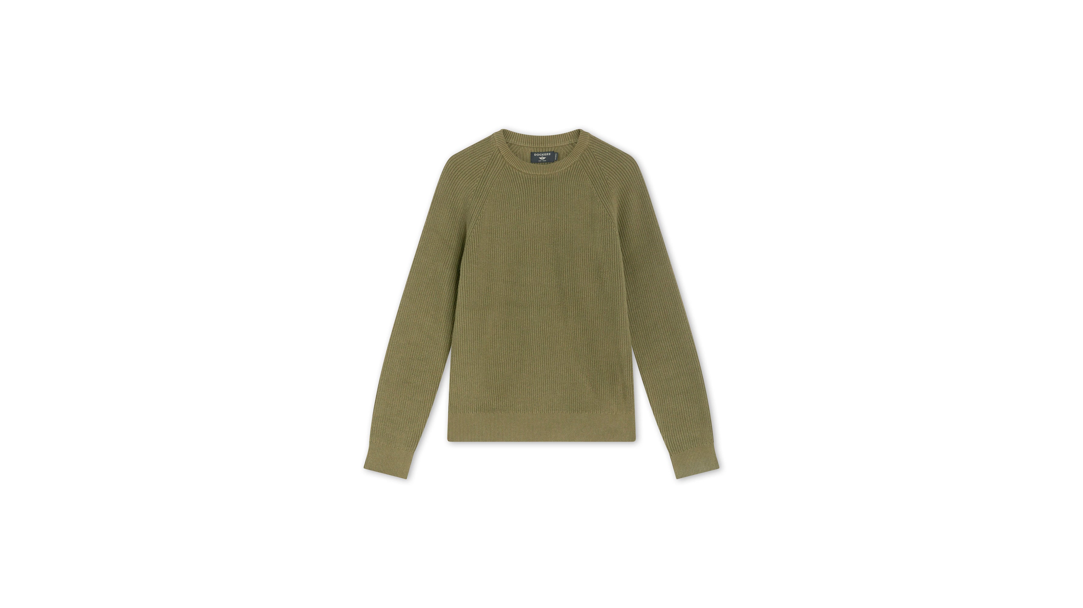 Dockers Regular pull col rond vert winter moss