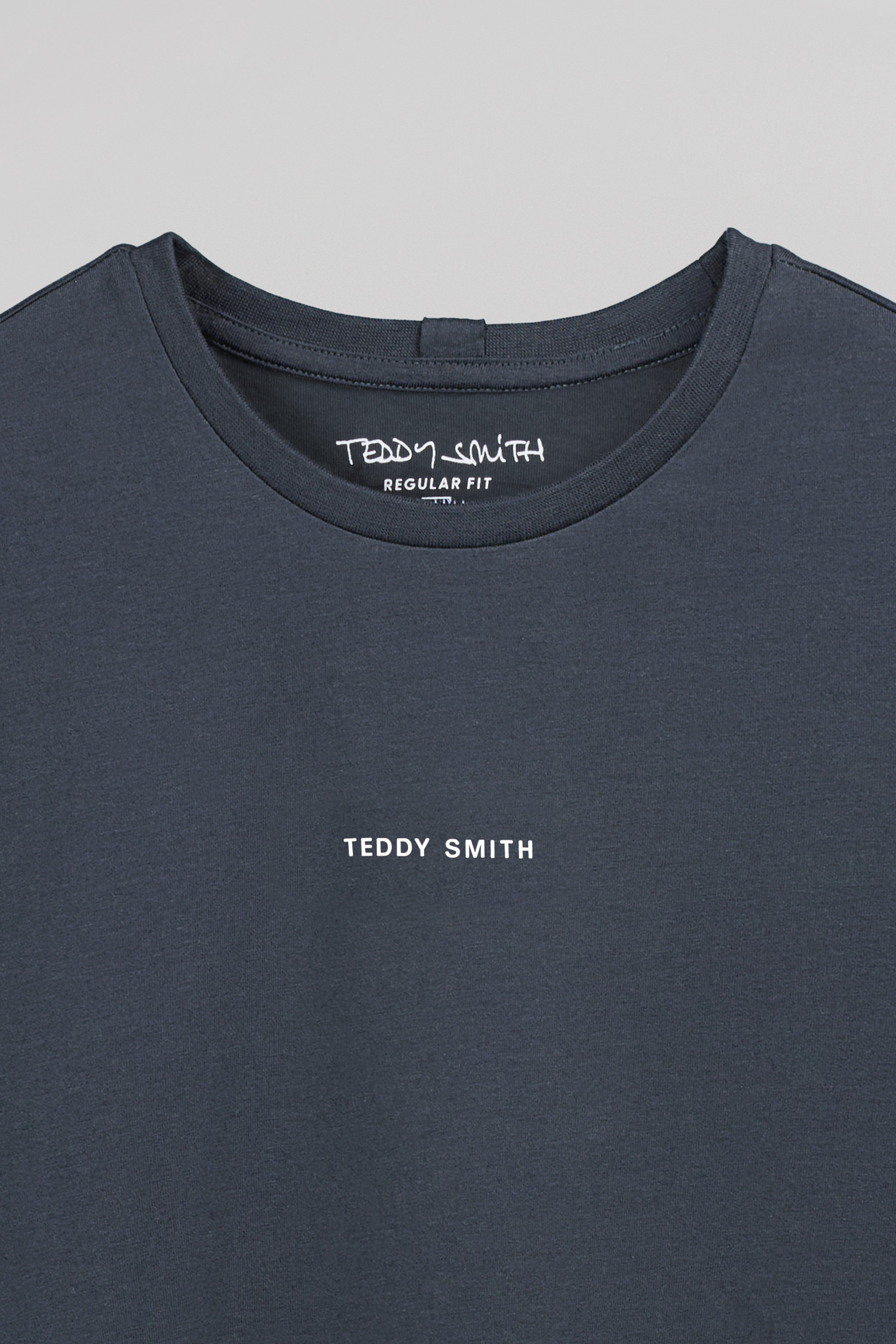 Teddy Smith T-Soy 2 MC t-shirt Gris Météore 100% coton