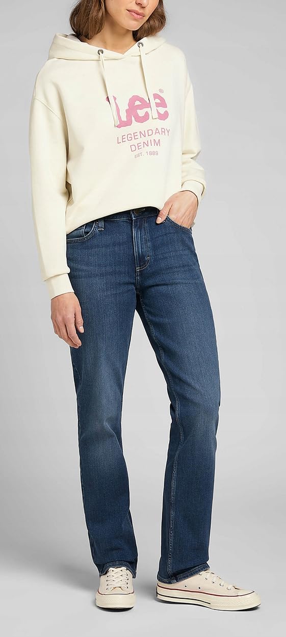 Lee Legendary Regular jean femme bleu moyen stretch