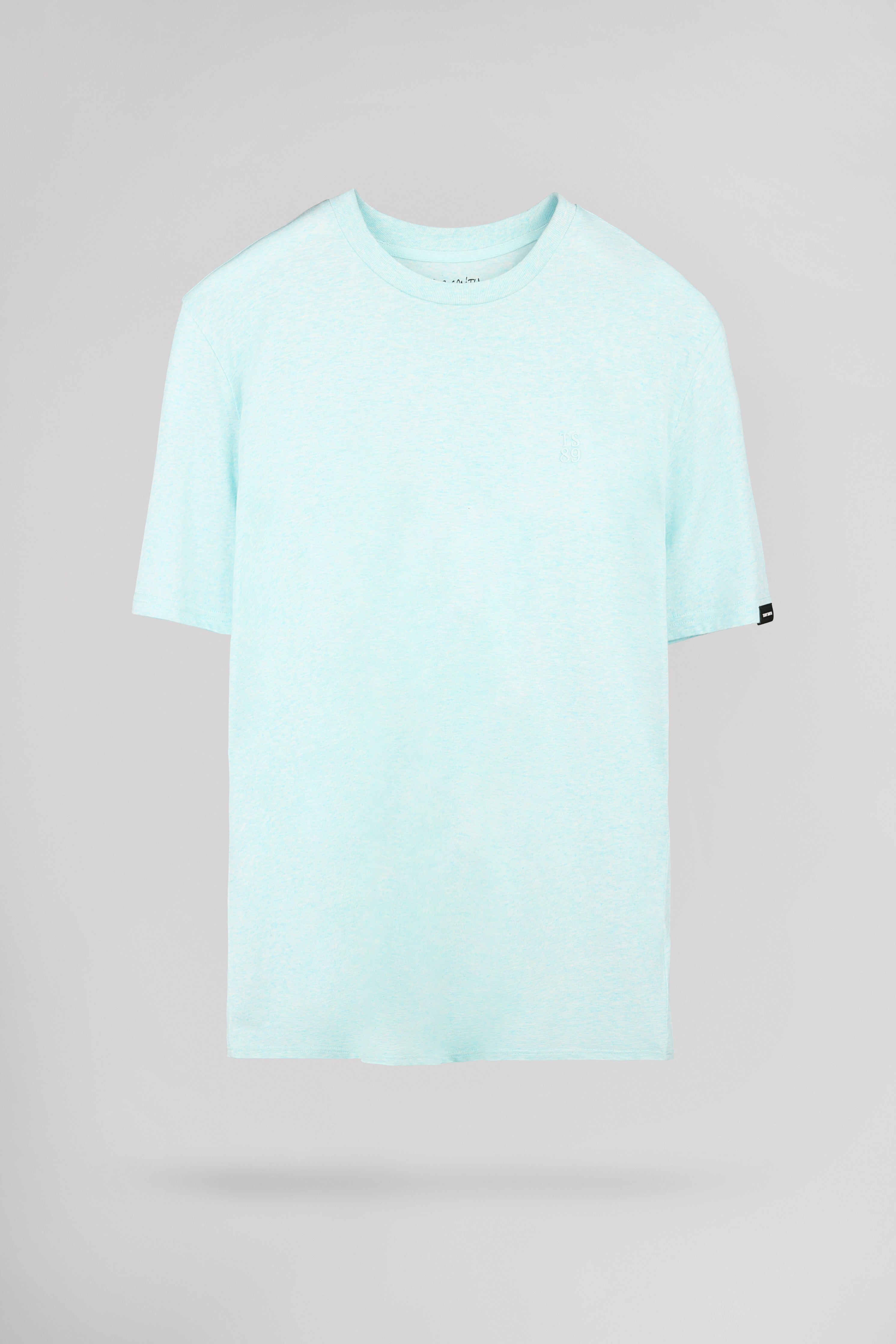 Teddy Smith T-Narvik MC t-shirt chiné bleach menthol
