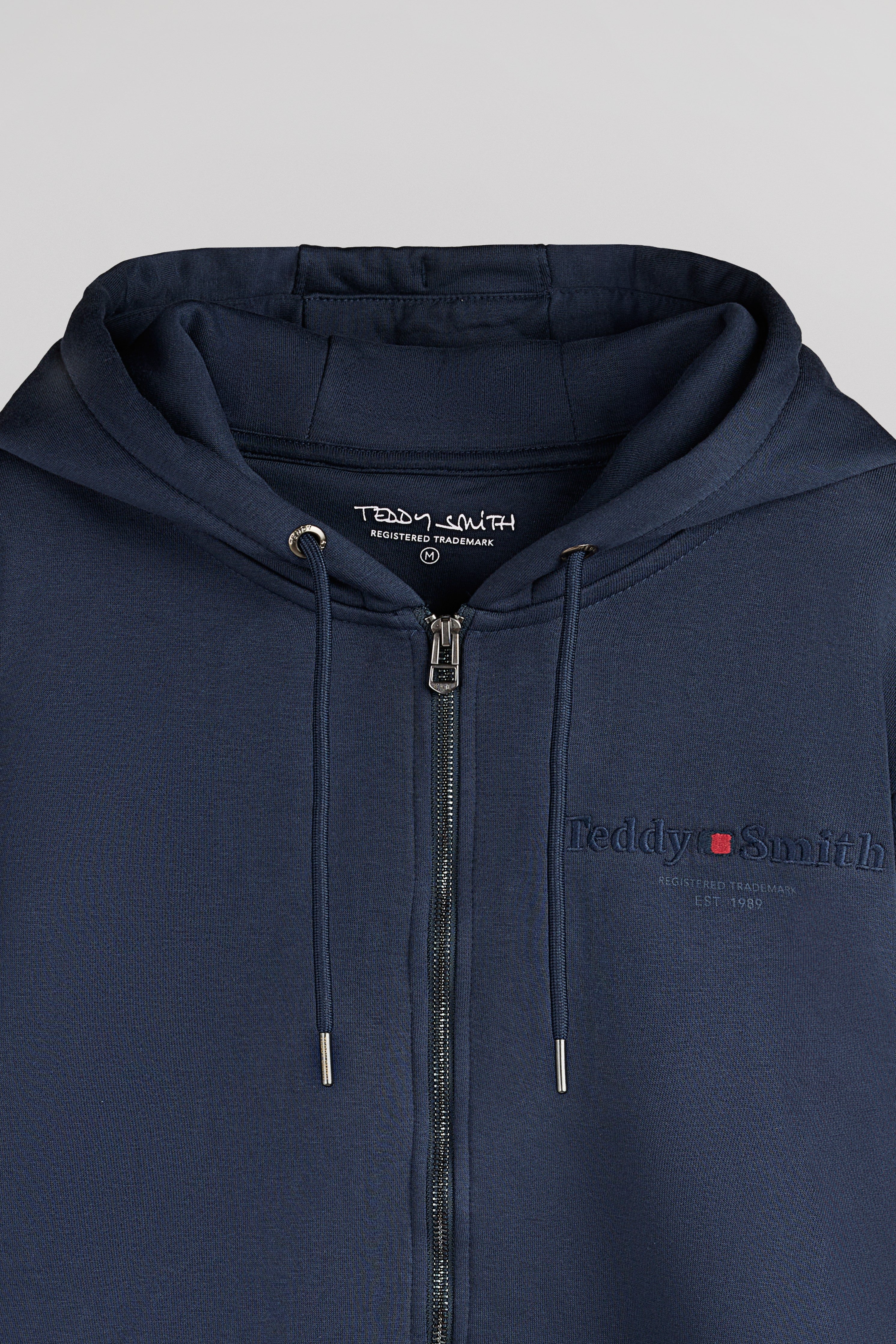 Teddy Smith Giclass Jim HZ gilet sweat capuche navy molleton