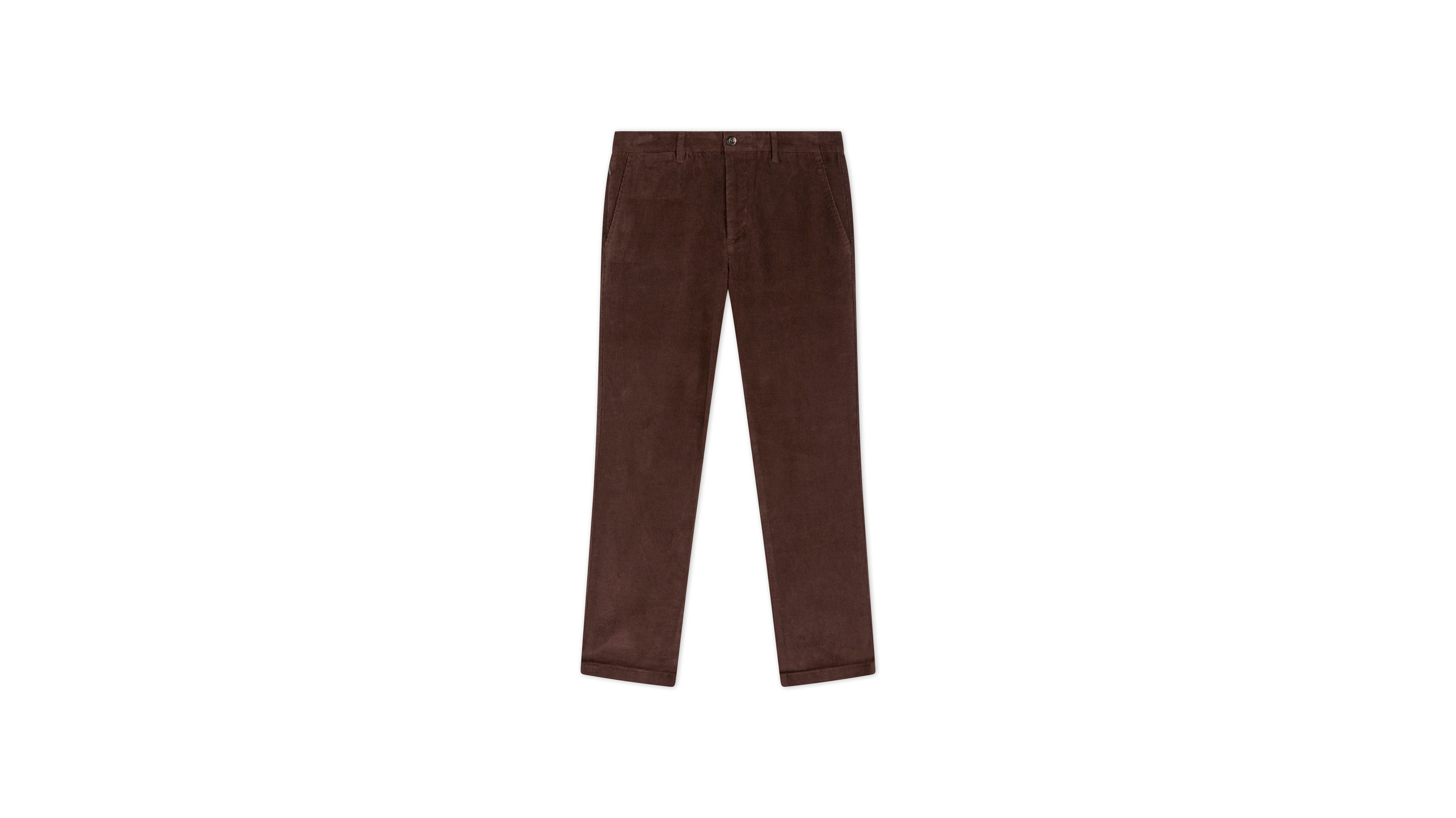 Dockers Crafted Khaki pantalon chino slim marron stretch
