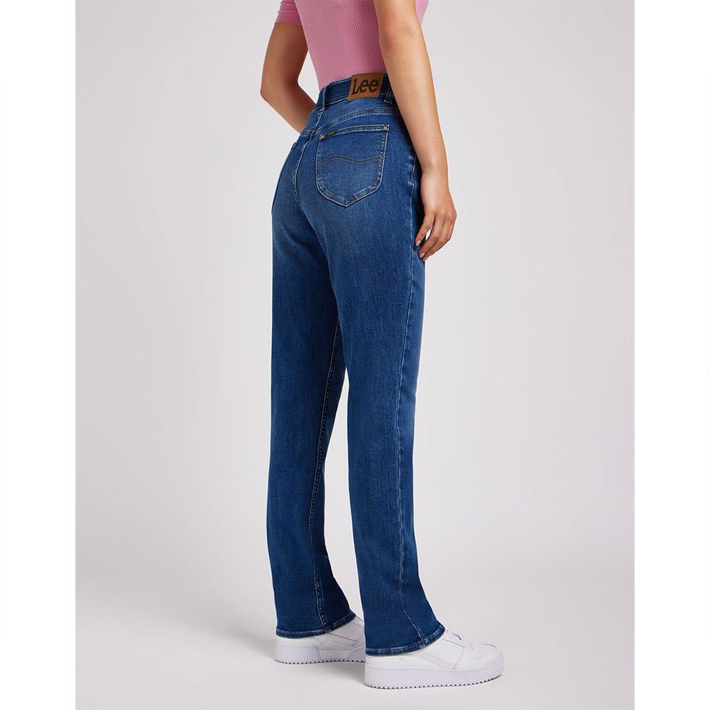 Lee Ulc Straight Jean Droit Femme 34W/33L Cobalt