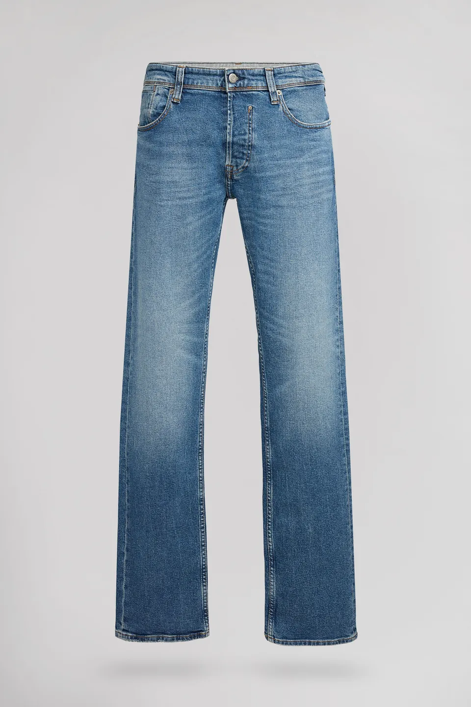 Teddy Smith Reg jean droit L34 vintage dark délavé