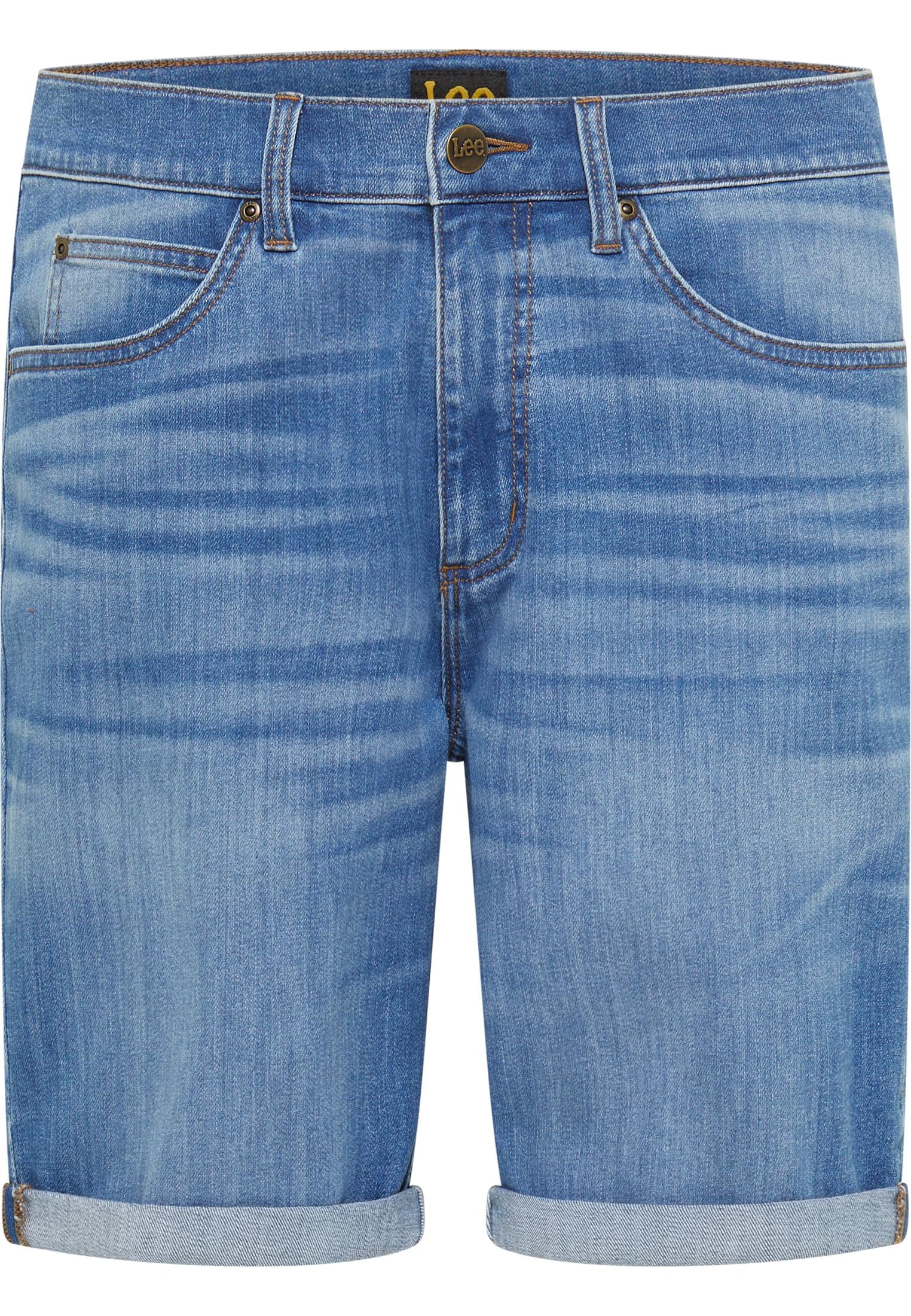 Lee Legendary short jean homme noir délavé extensible