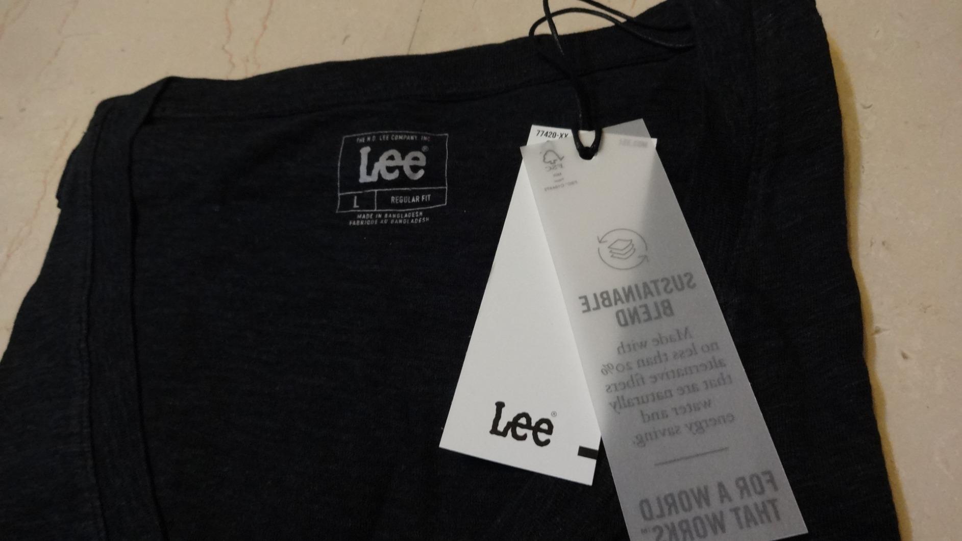 Lee V Neck Tee t-shirt femme col V coton