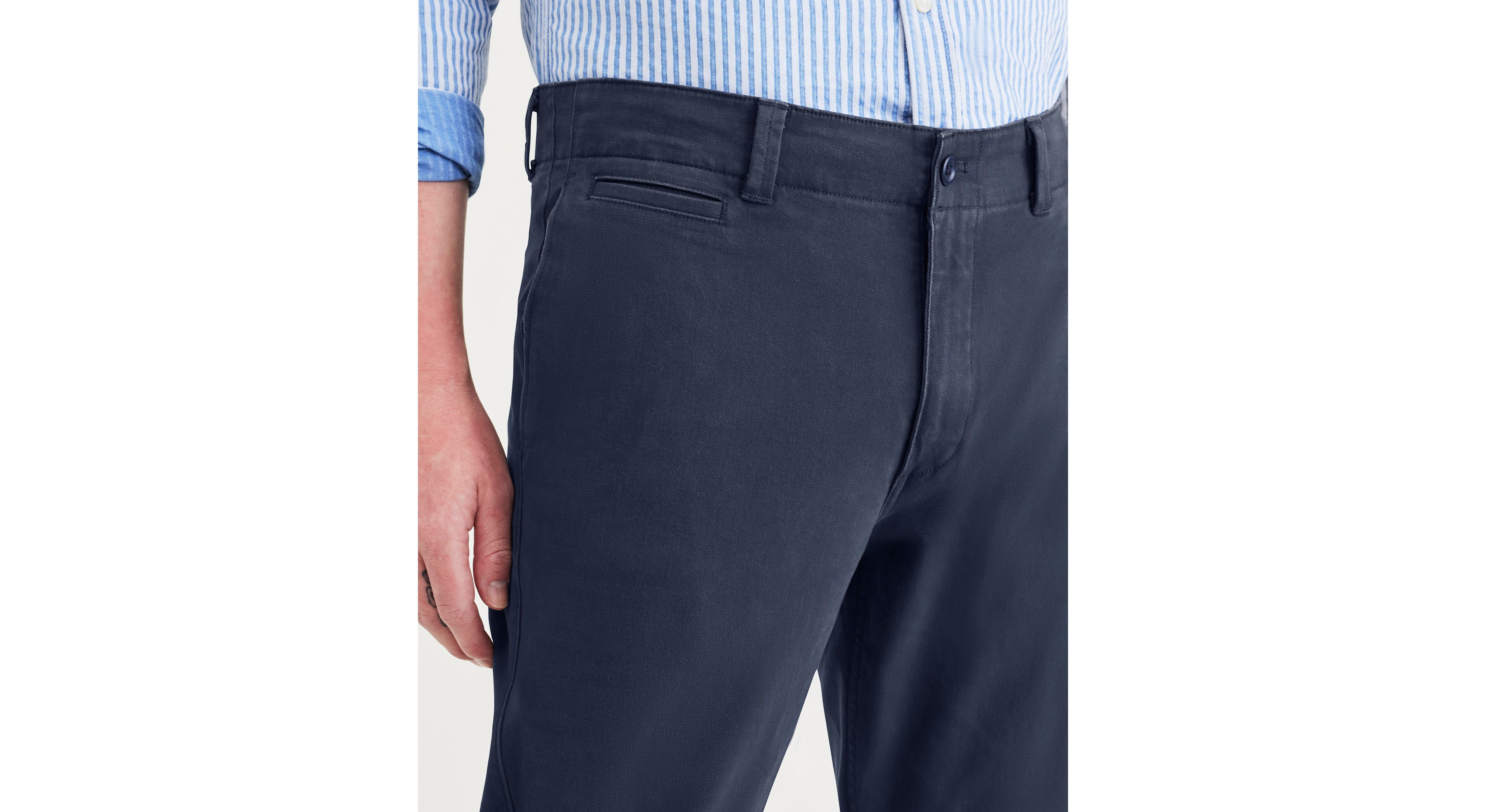 Dockers Alpha chino homme bleu slim stretch Navy Blazer