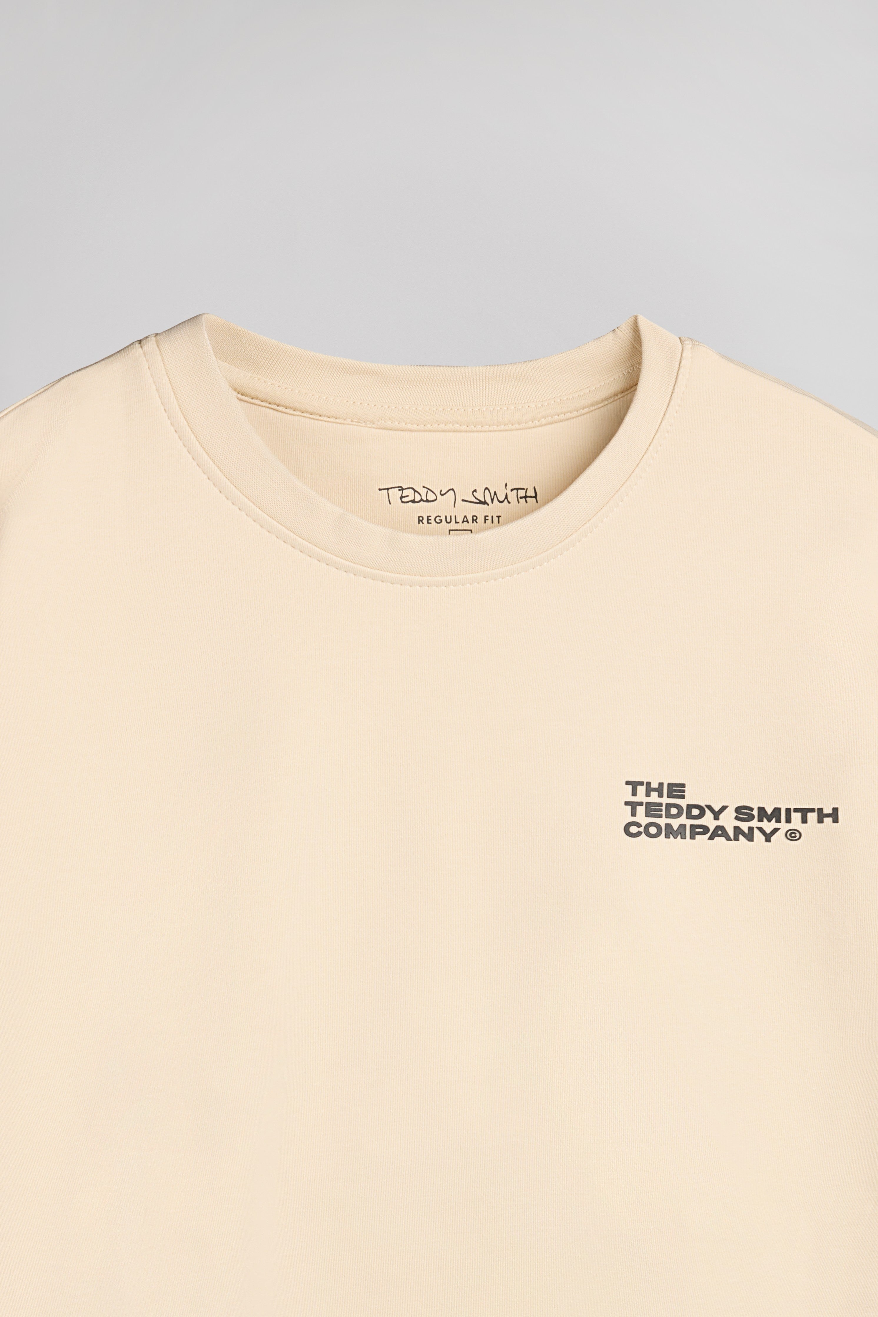 Teddy Smith S-Company RC sweat cream