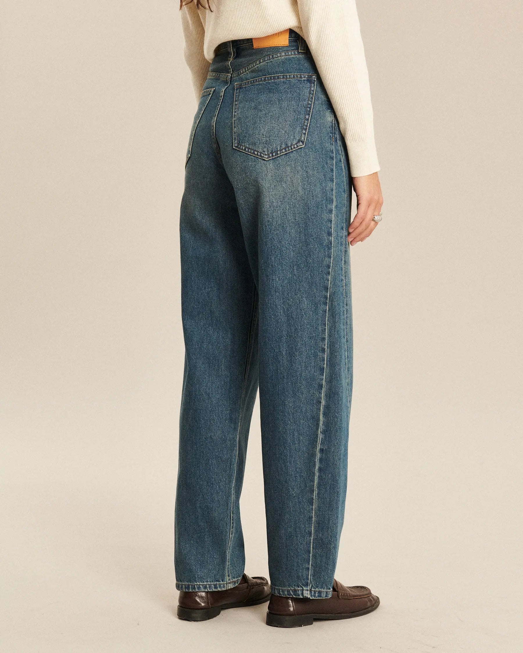 Labdip Osaka Shadow Indigo GB 50 jean barrel taille haute