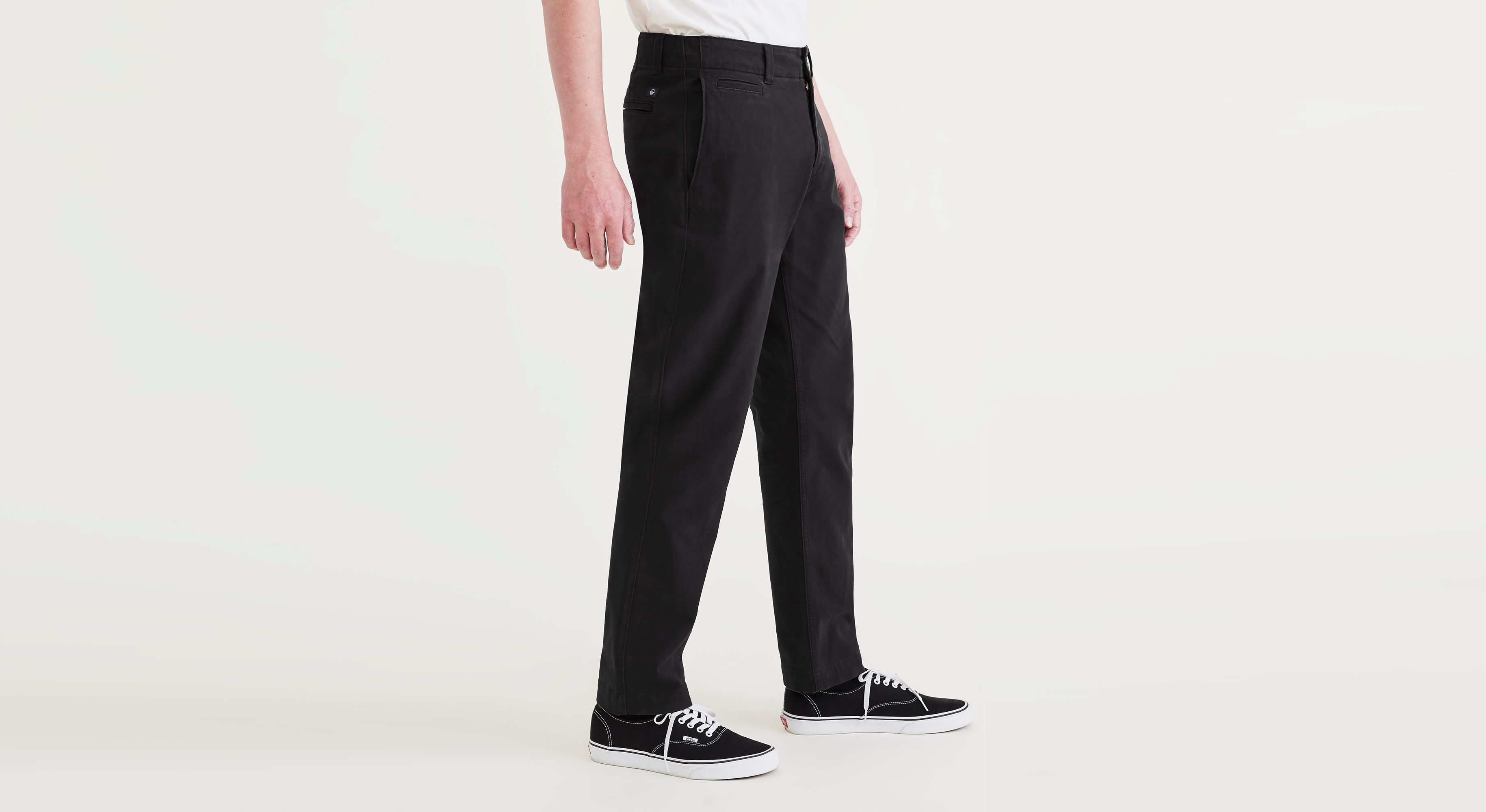 Dockers Alpha Chino pantalon slim noir stretch durable