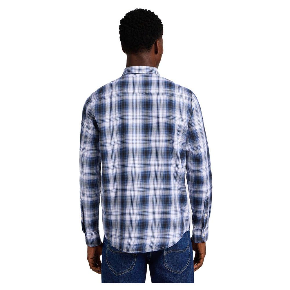 Lee Clean Western chemise homme Drama Blue coupe regular