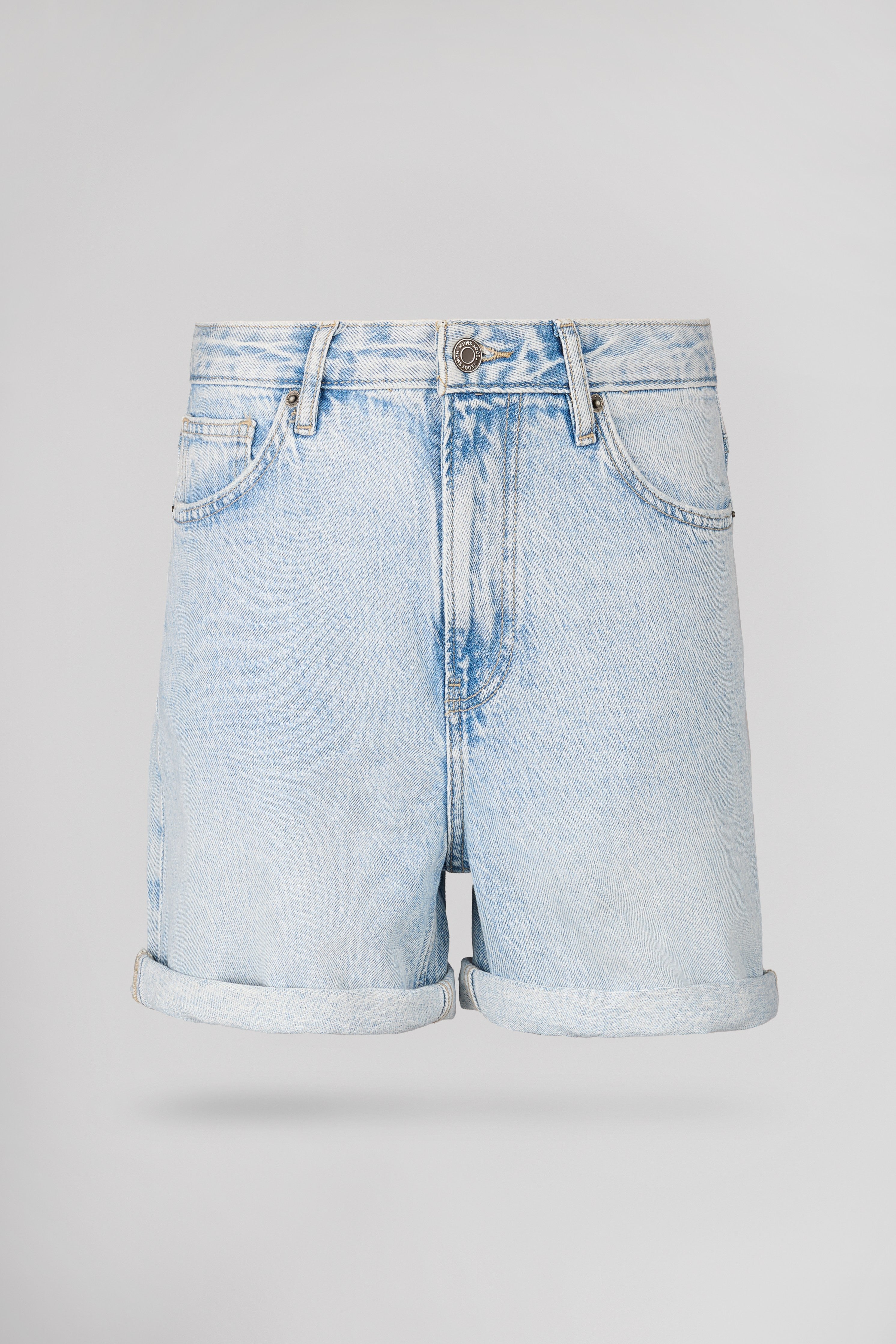 Teddy Smith S-Lucy SH short jean indigo clair 100% coton