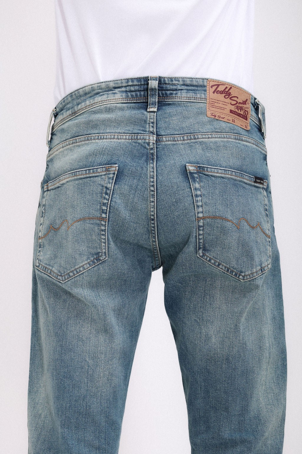 Teddy Smith Reg L34 jean droit indigo homme