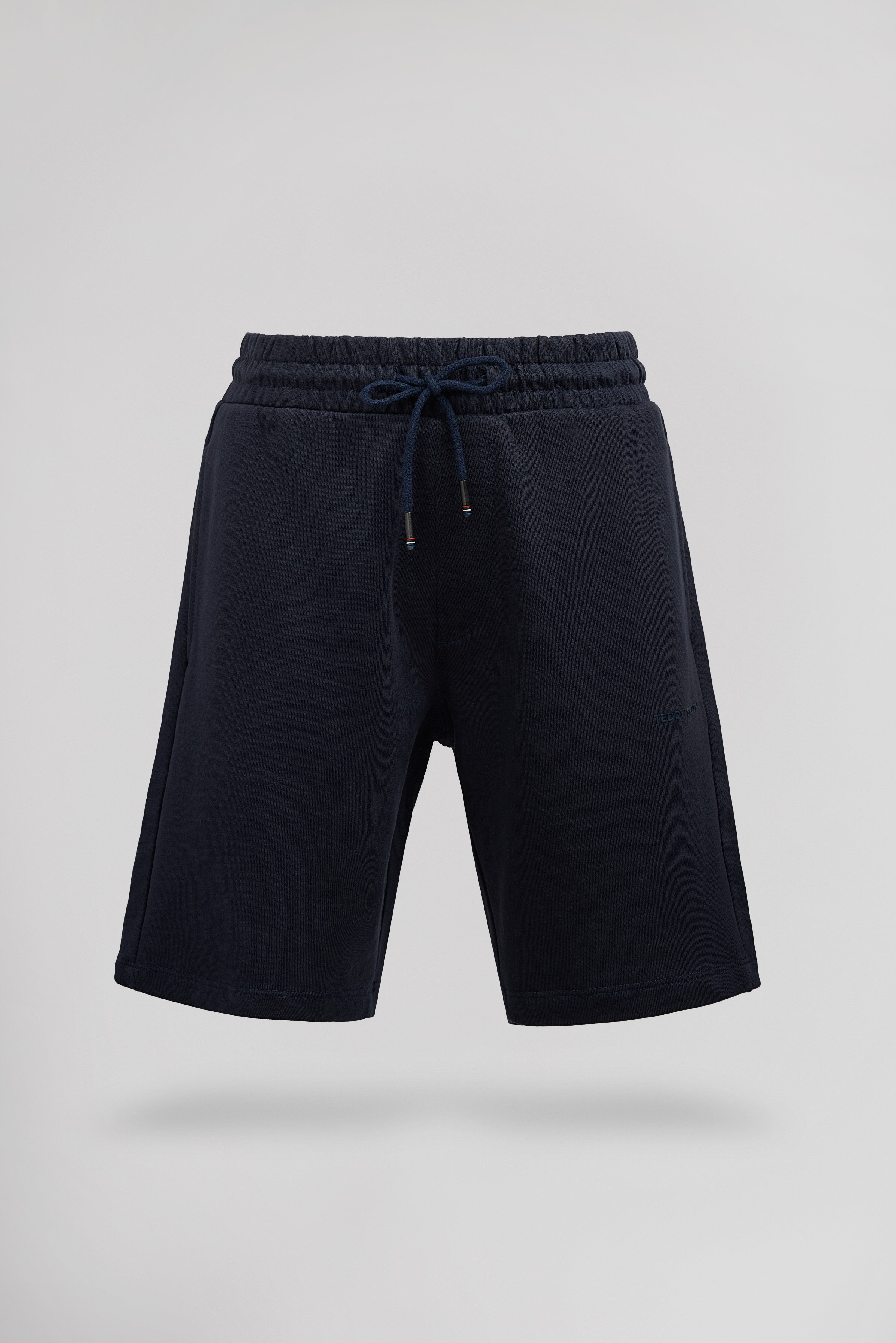 Teddy Smith S-Narky SH short Total Navy molleton cordon