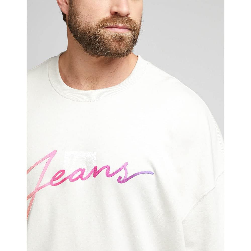 Lee Loose Seasonal sweat homme molleton gris brumeux