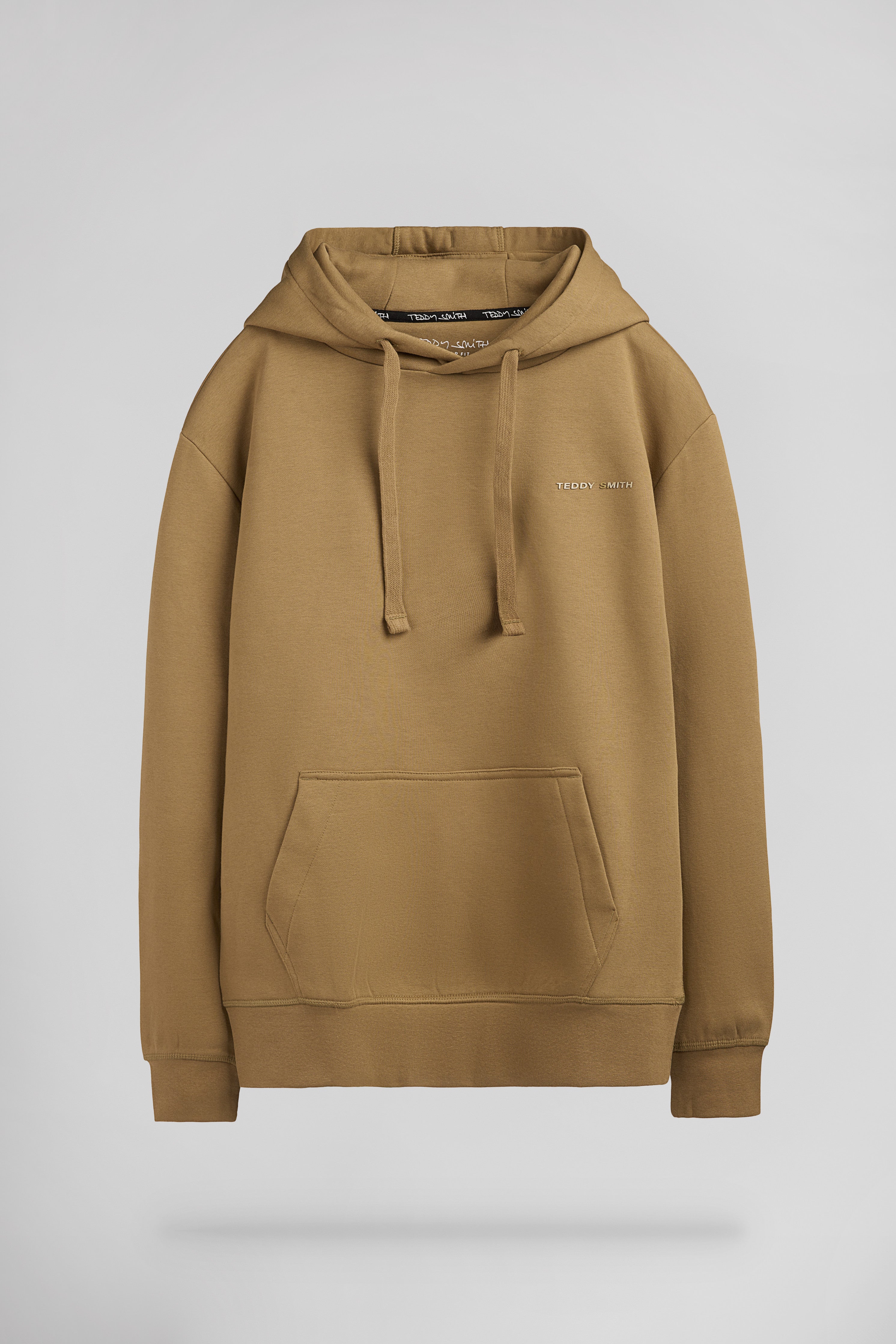 Teddy Smith S-Nark Hoody sweat à capuche Noisette molleton