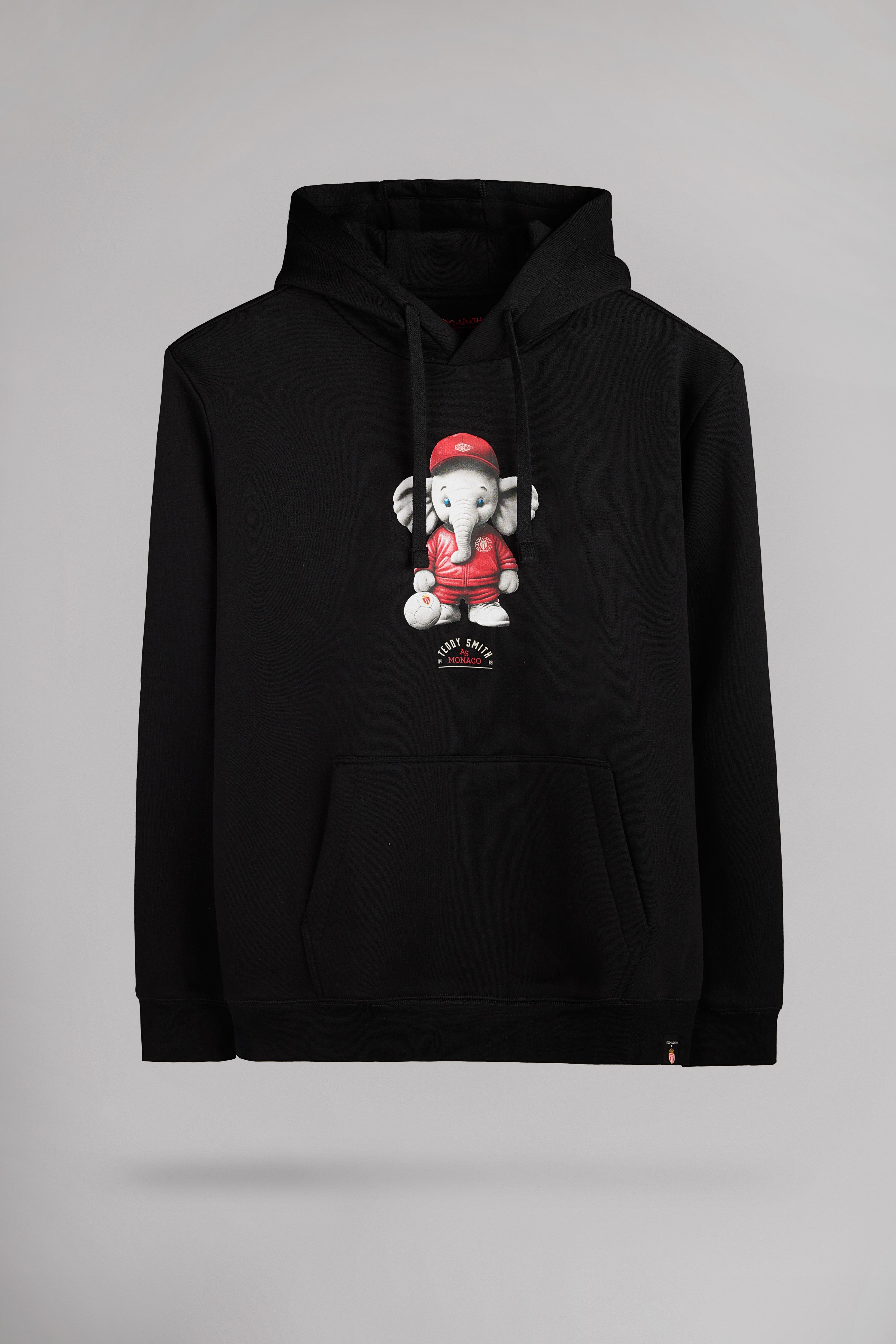 Teddy Smith S-Mascotte Hood sweat capuche noir homme