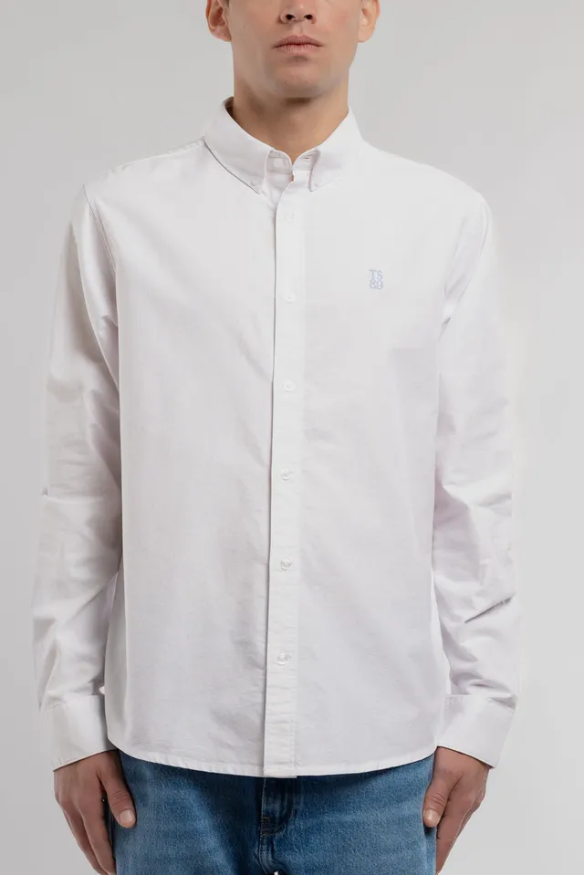 Teddy Smith C-Stan ML chemise blanc oxford