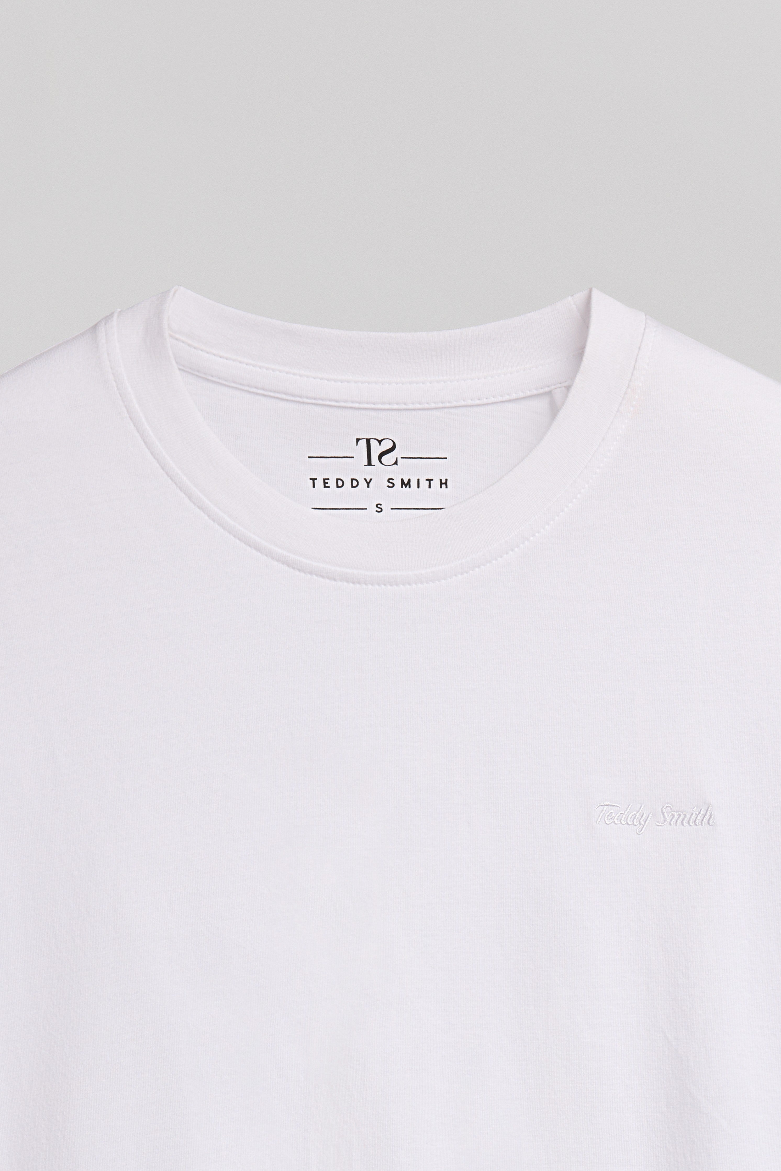 Teddy Smith T-Carla MC t-shirt court femme blanc large
