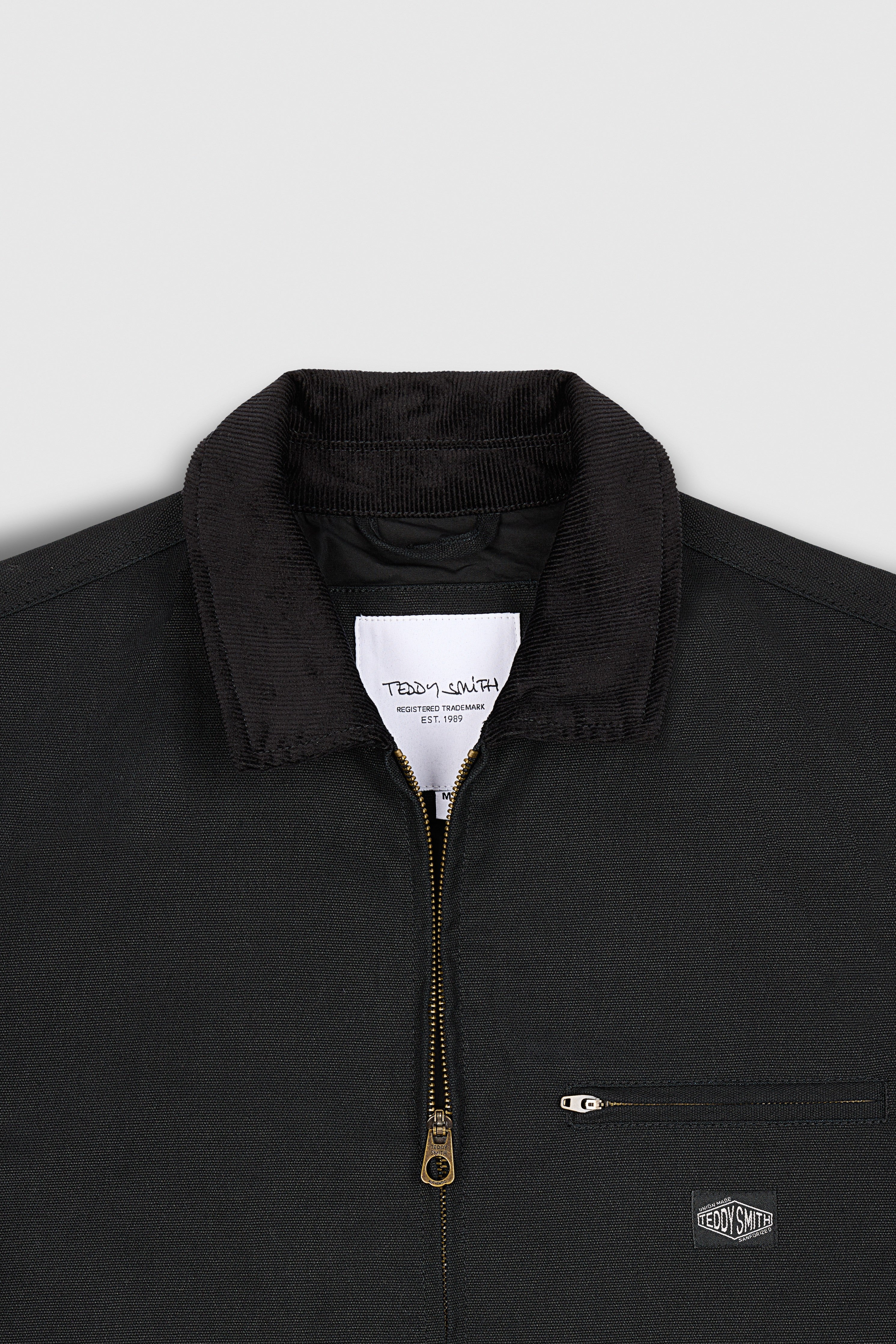 Teddy Smith B-Denver blouson noir col velours